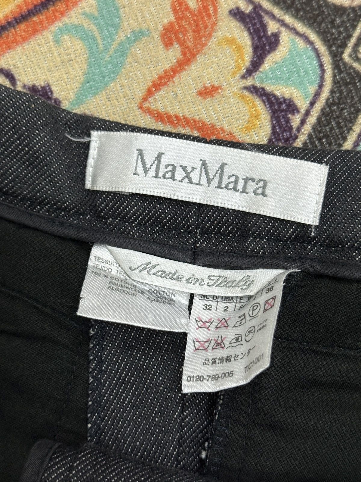 Max Mara Max Mara Made in Italy Denim Pant Size 28" / US 6 / IT 42 - 3 Thumbnail