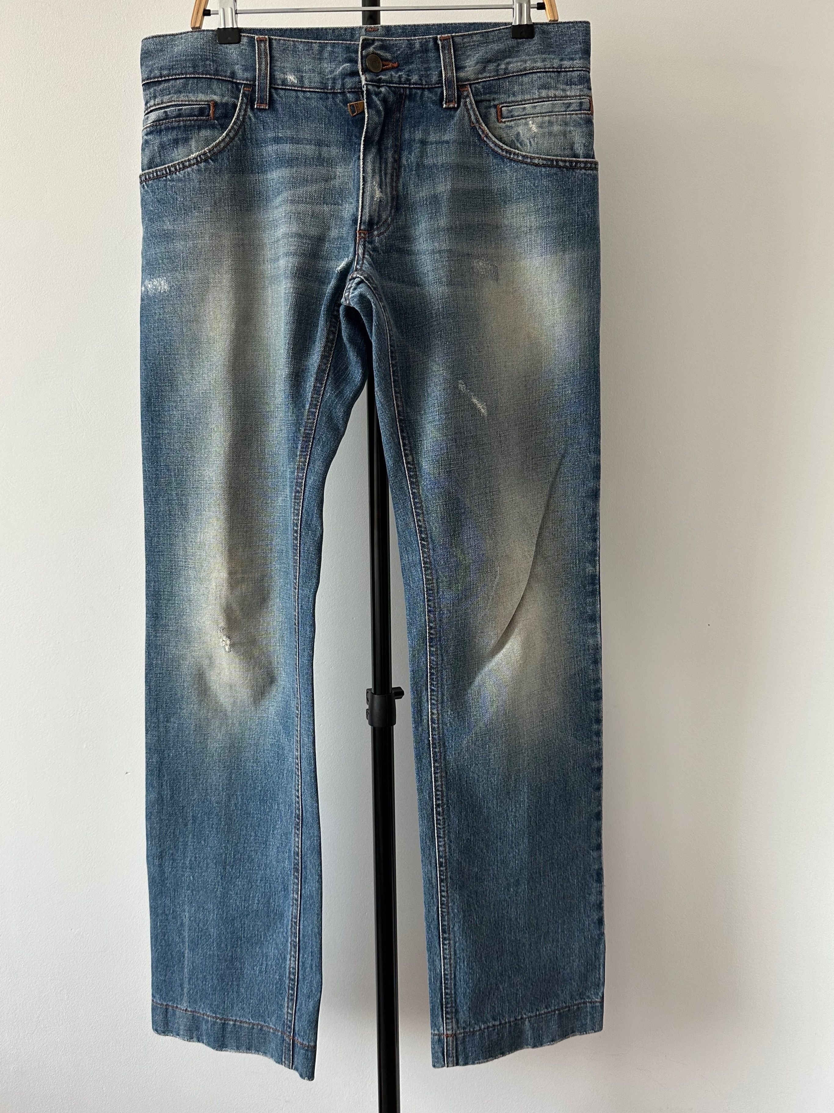 Dolce & Gabbana Dolce & Gabbana 16 washed denim pants keans trousers Size US 32 / EU 48 - 2 Thumbnail
