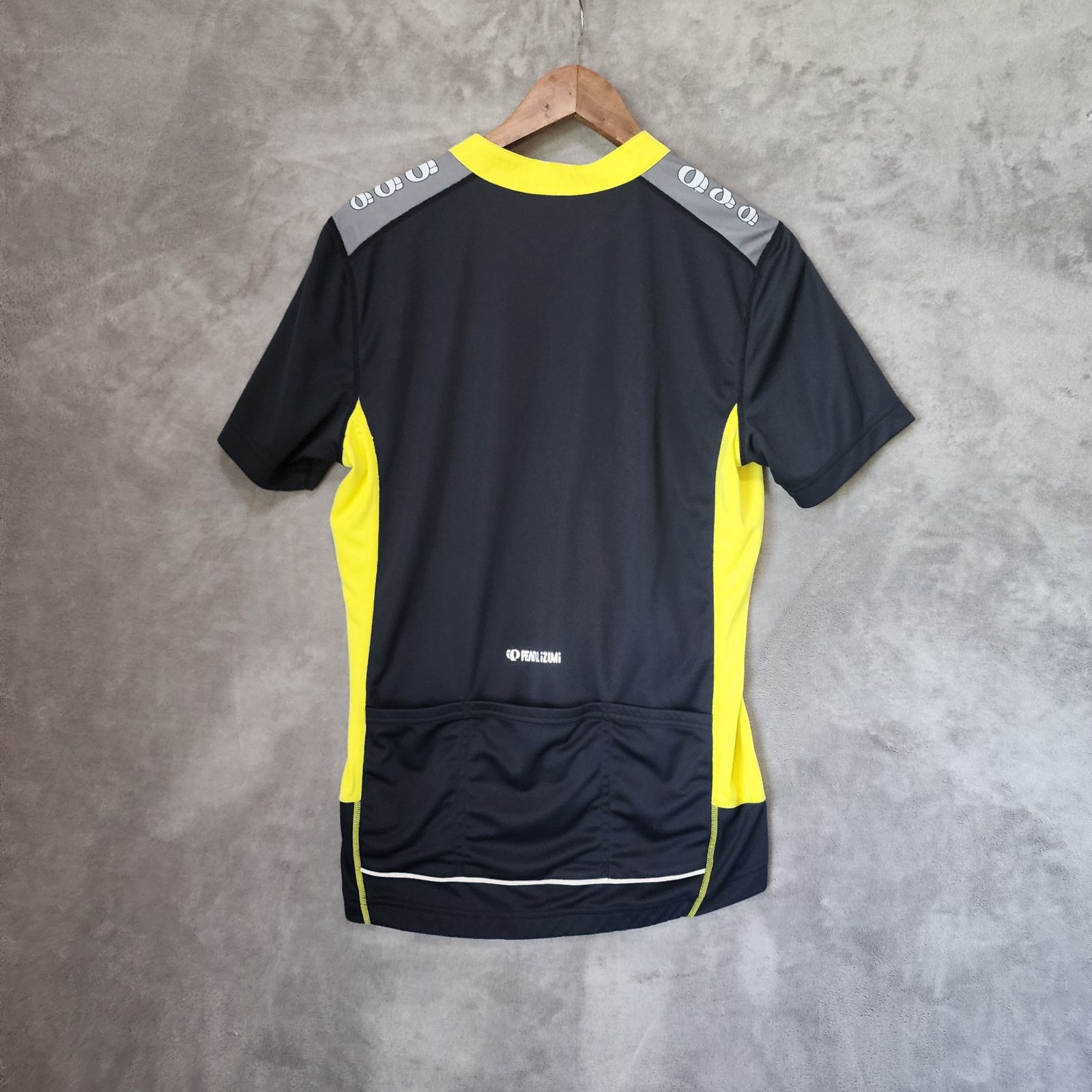 PEARL iZUMi Men's Pearl Izumi Black Yellow Bike Shirt M Zip Size US M / EU 48-50 / 2 - 2 Thumbnail