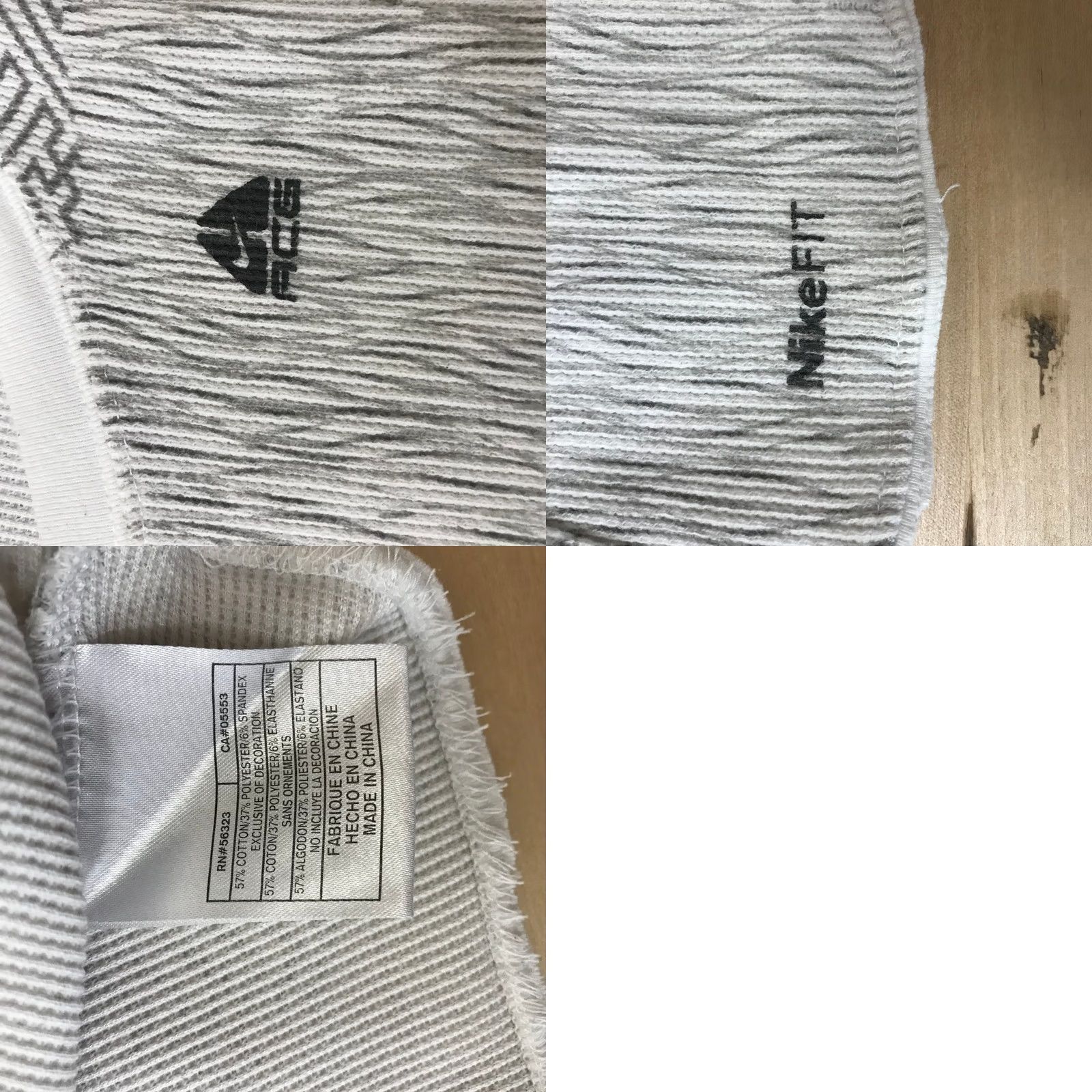 Nike ACG VINTAGE Nike ACG Shirt Womens M White Vtg Y2K Women Geometric Pattern Long Sleeve thermal Size M / US 6-8 / IT 42-44 - 8 Thumbnail