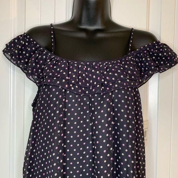 Other City Trends Polka Dot Off Shoulder Dress Medium Size M / US 6-8 / IT 42-44 - 3 Thumbnail