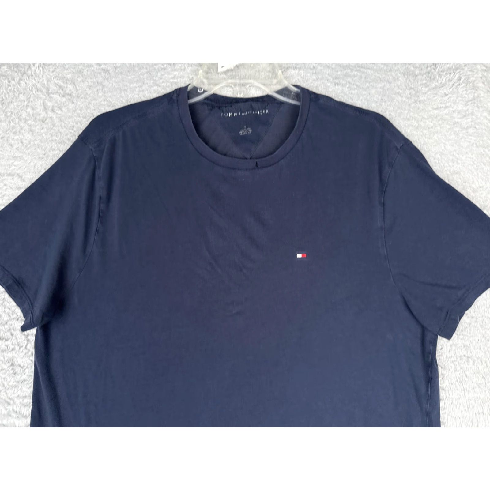 Tommy Hilfiger Tommy Hilfiger Shirt Mens Medium Blue Crew Neck Short Sleeve Logo Cotton Tagless Size US M / EU 48-50 / 2 - 4 Thumbnail
