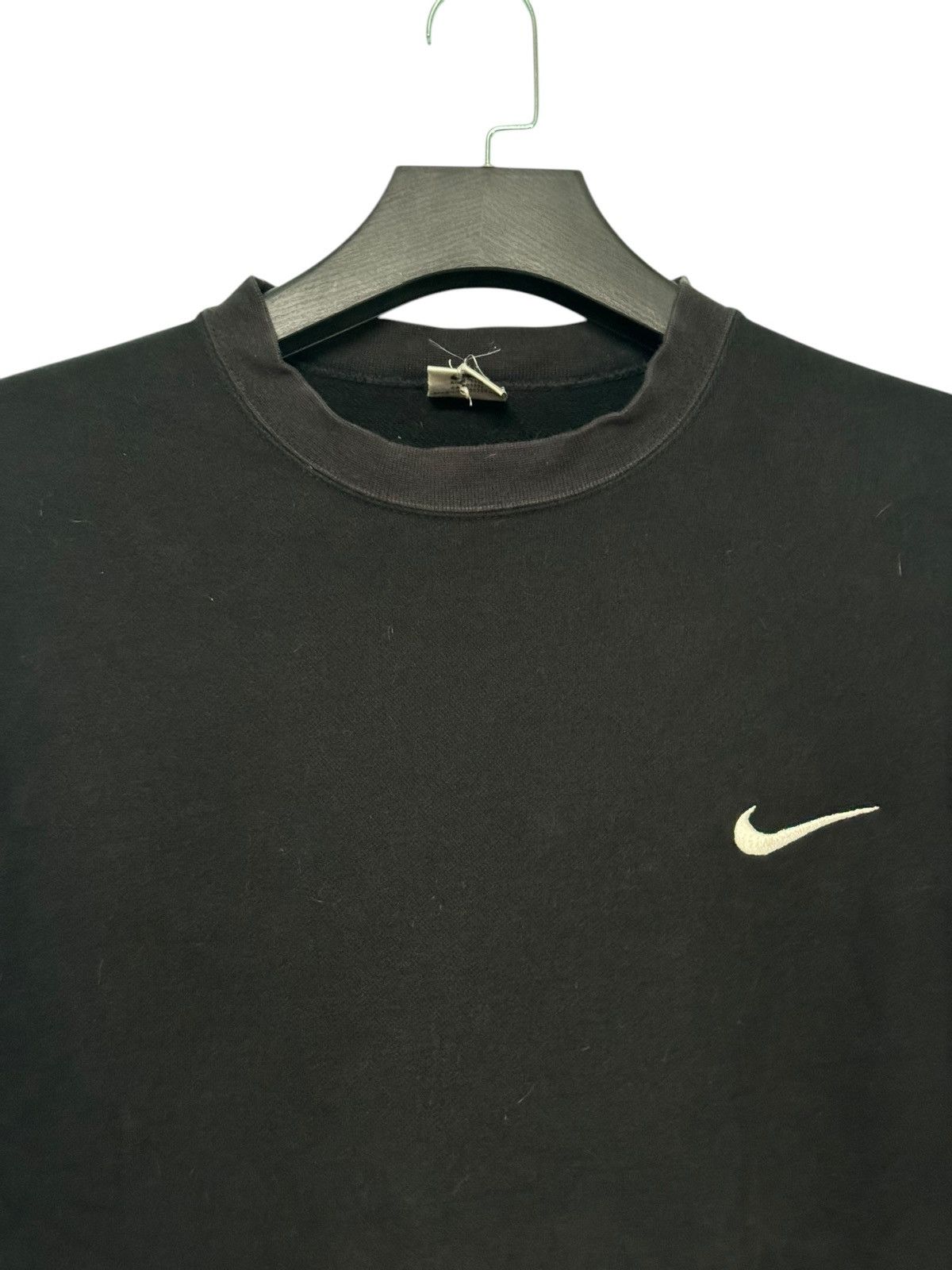 Nike 💥VINTAGE 90s NIKE SMALL EMBROIDED LOGO CREWNECK SWEARTSHIRT Size US XXL / EU 58 / 5 - 4 Thumbnail