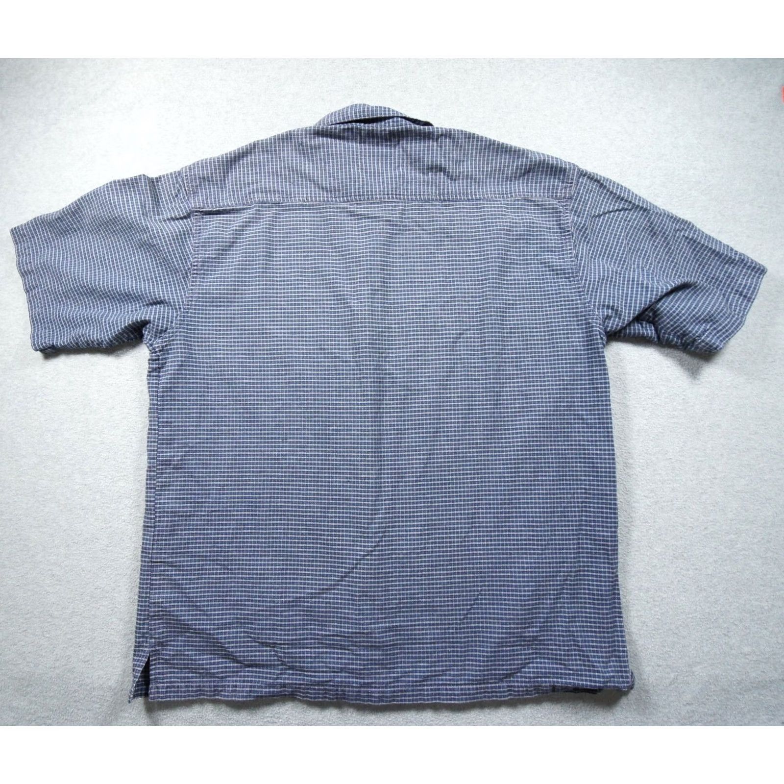 Dickies Dickies Shirt Mens Large Blue Button Up Check Short Sleeve Workwear Logo Y2K Size US L / EU 52-54 / 3 - 5 Thumbnail