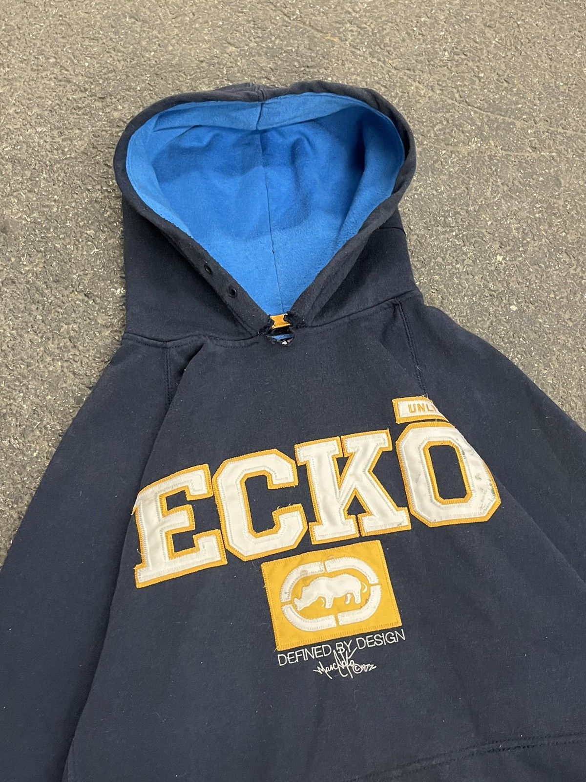 Ecko Unltd. × Vintage Ecko y2k streetwear hip hop skater hoodie rare hype Size US XL / EU 56 / 4 - 3 Thumbnail