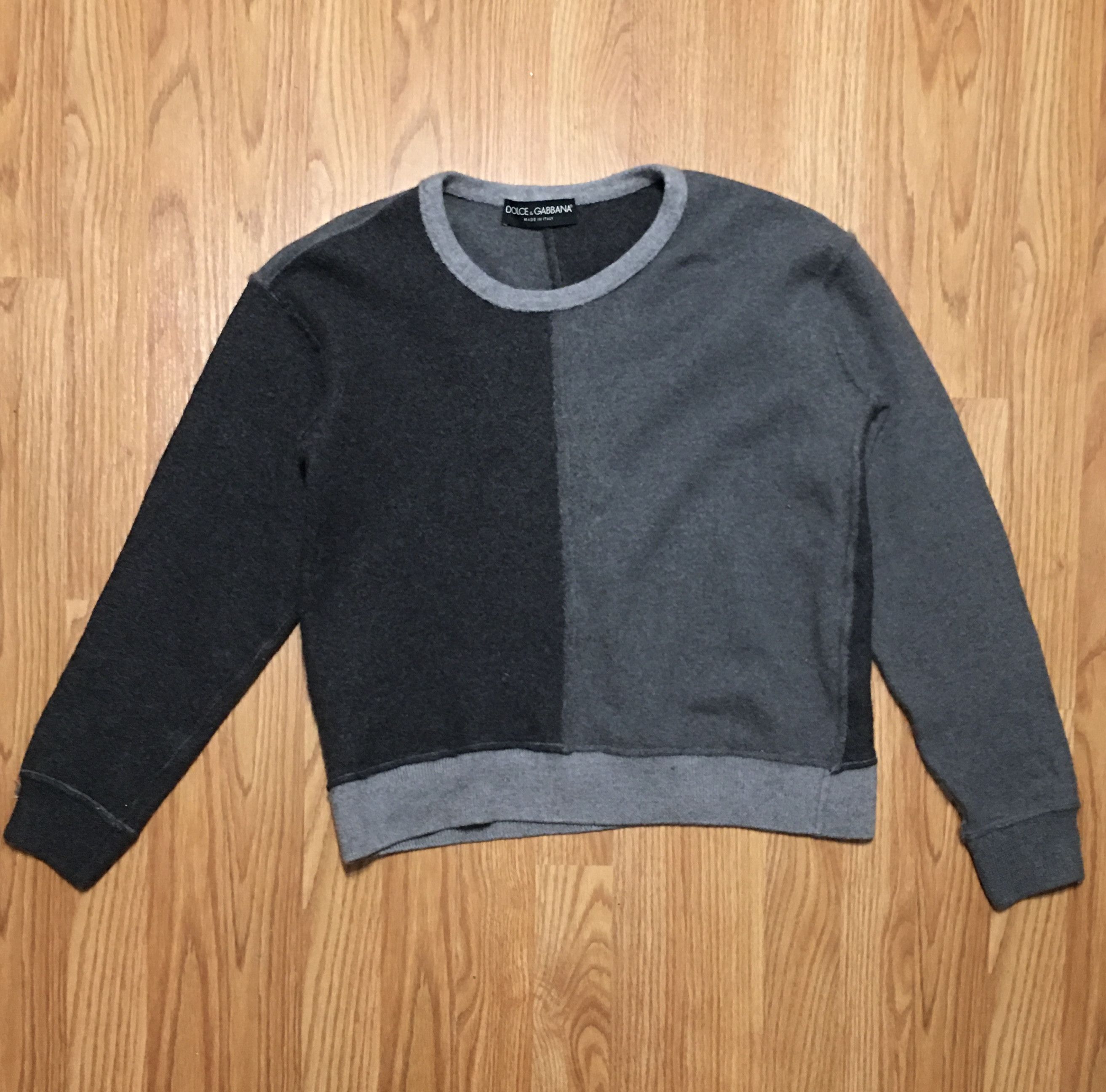 Dolce & Gabbana Dolce & Gabbana Two Colours Wool Sweater Size S Size S / US 4 / IT 40 - 1 Thumbnail