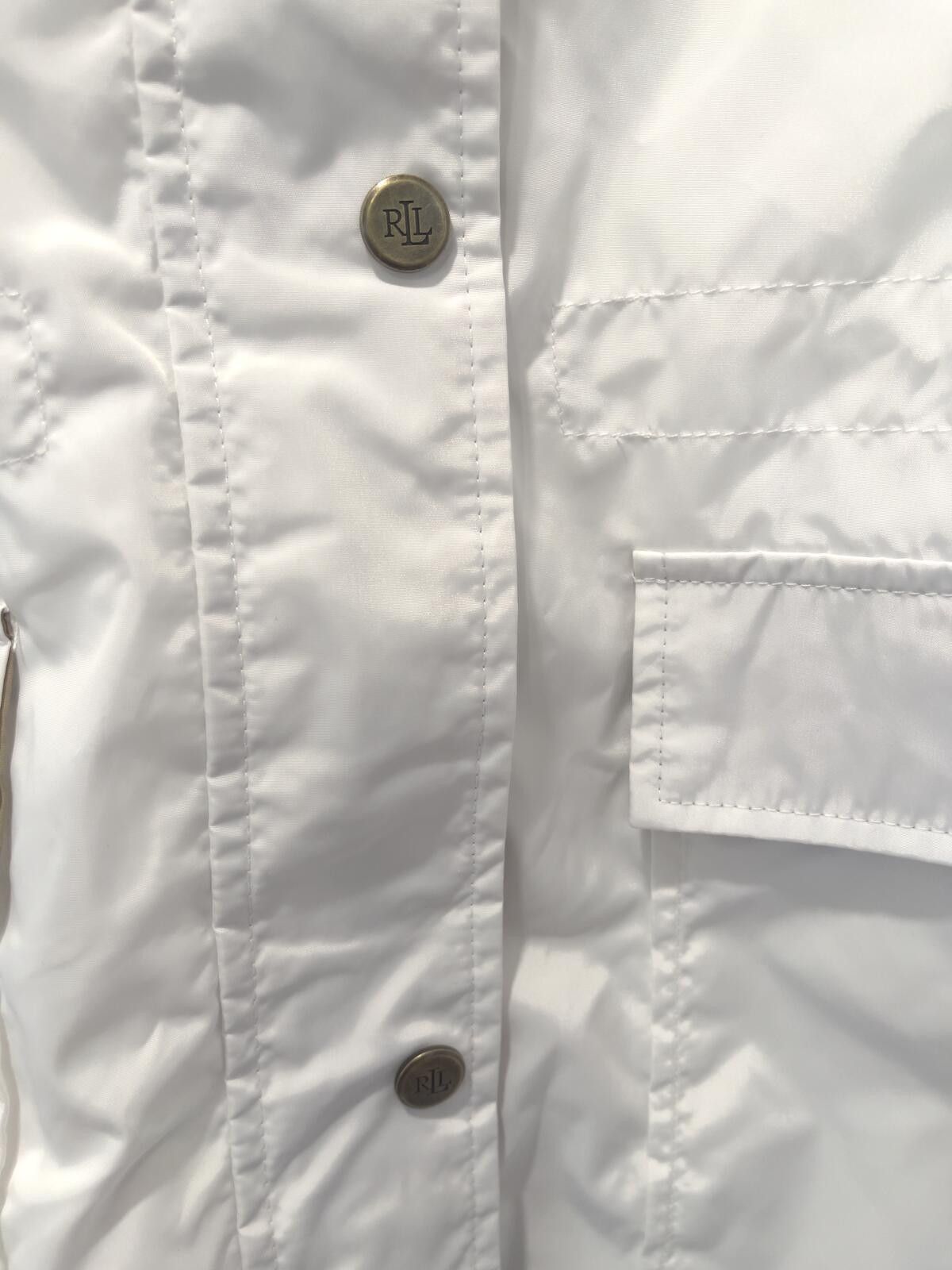 Lauren Ralph Lauren Lauren Ralph Lauren White and Tan Lightweight Jacket Size 6 Size M / US 6-8 / IT 42-44 - 4 Thumbnail