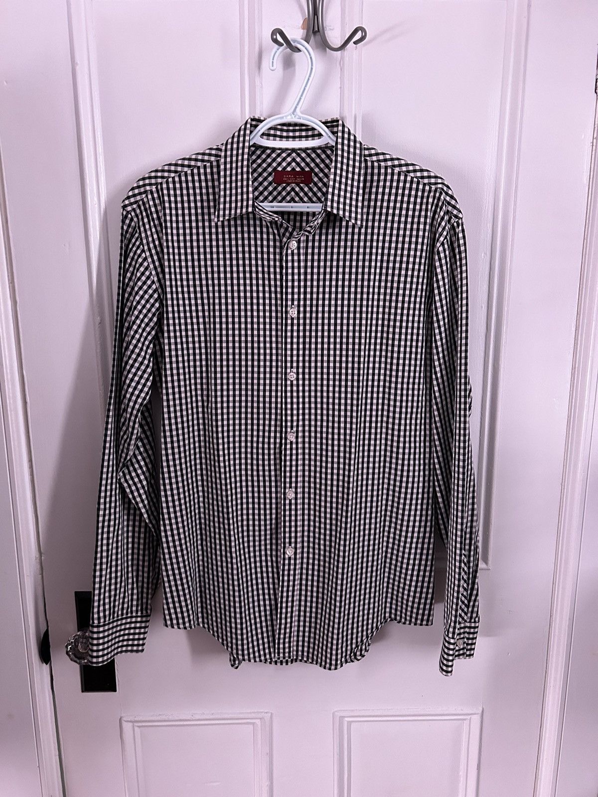 Zara Zara checkered dress shirt Size US L / EU 52-54 / 3 - 1 Thumbnail