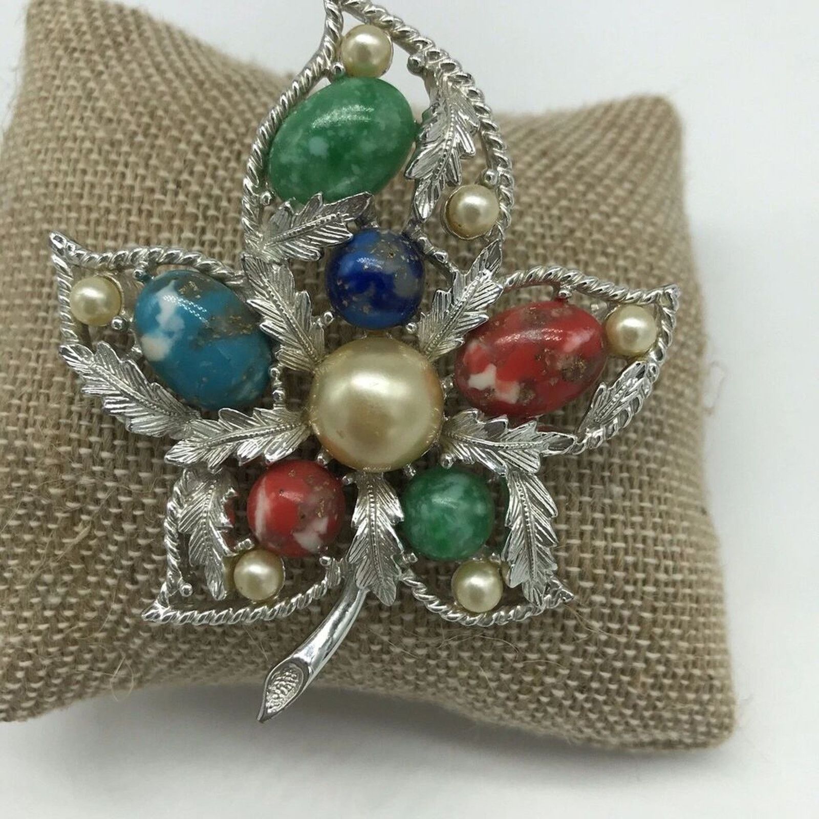 Other Sarah Coventry Leaf Brooch 1967 Fantasy Collection Size ONE SIZE - 3 Thumbnail