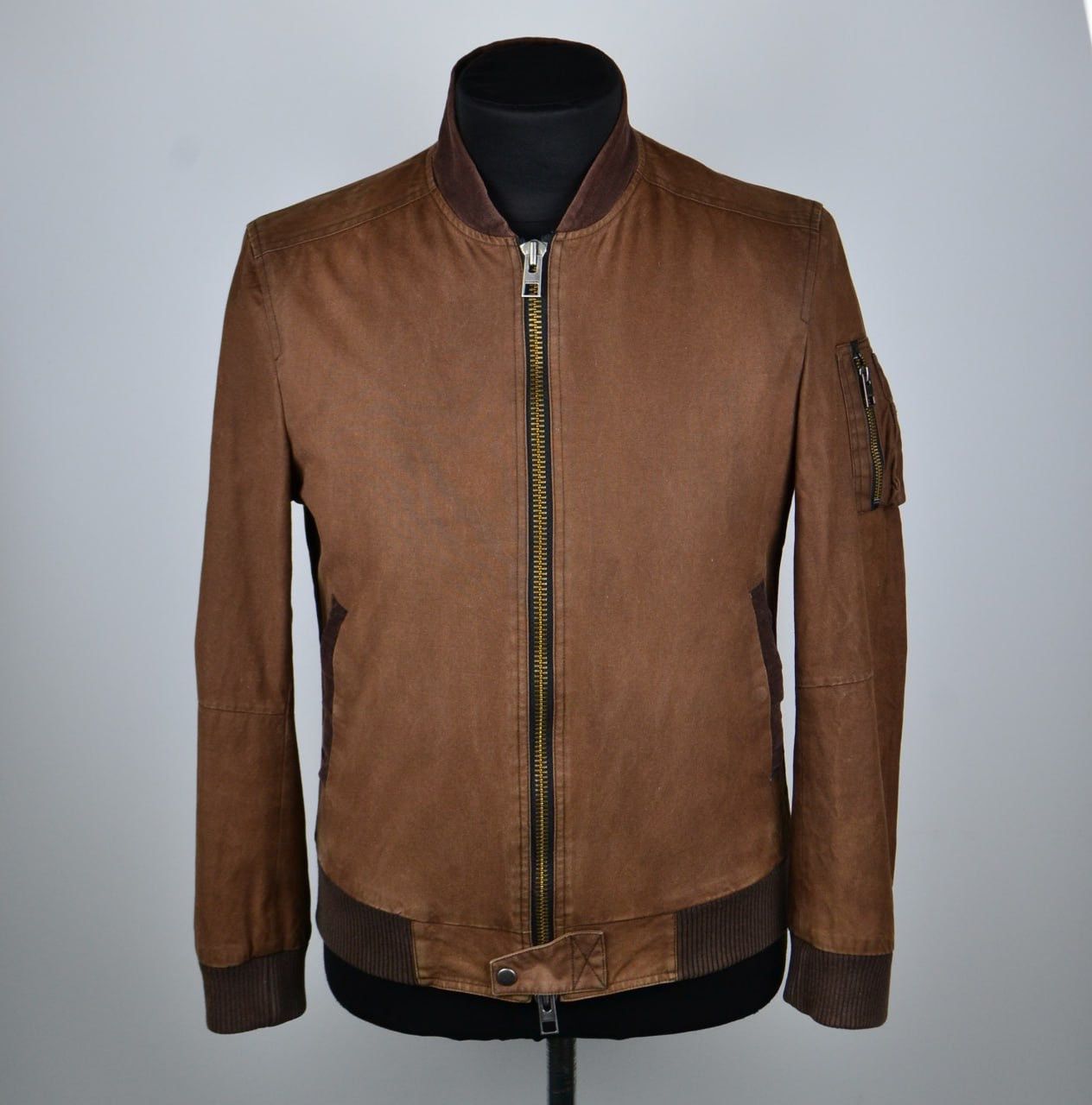 Allsaints Allsaints British Millerain Bomber Jacket Tartan Lined Size US M / EU 48-50 / 2 - 1 Thumbnail
