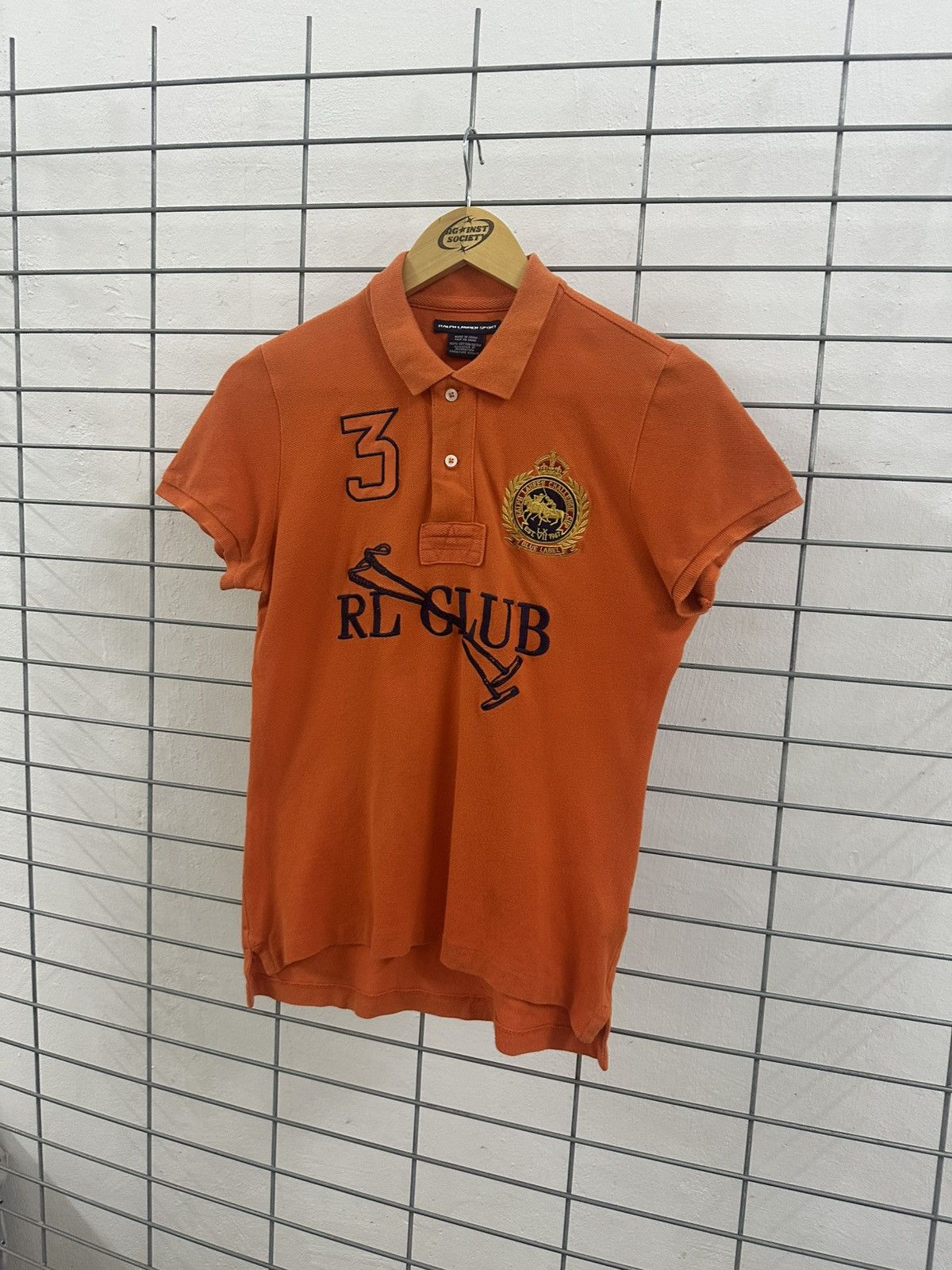 Ralph Lauren Sport Ralph Lauren Sport RL Club Blue Label Skinny Polo Shirt Size M / US 6-8 / IT 42-44 - 3 Thumbnail