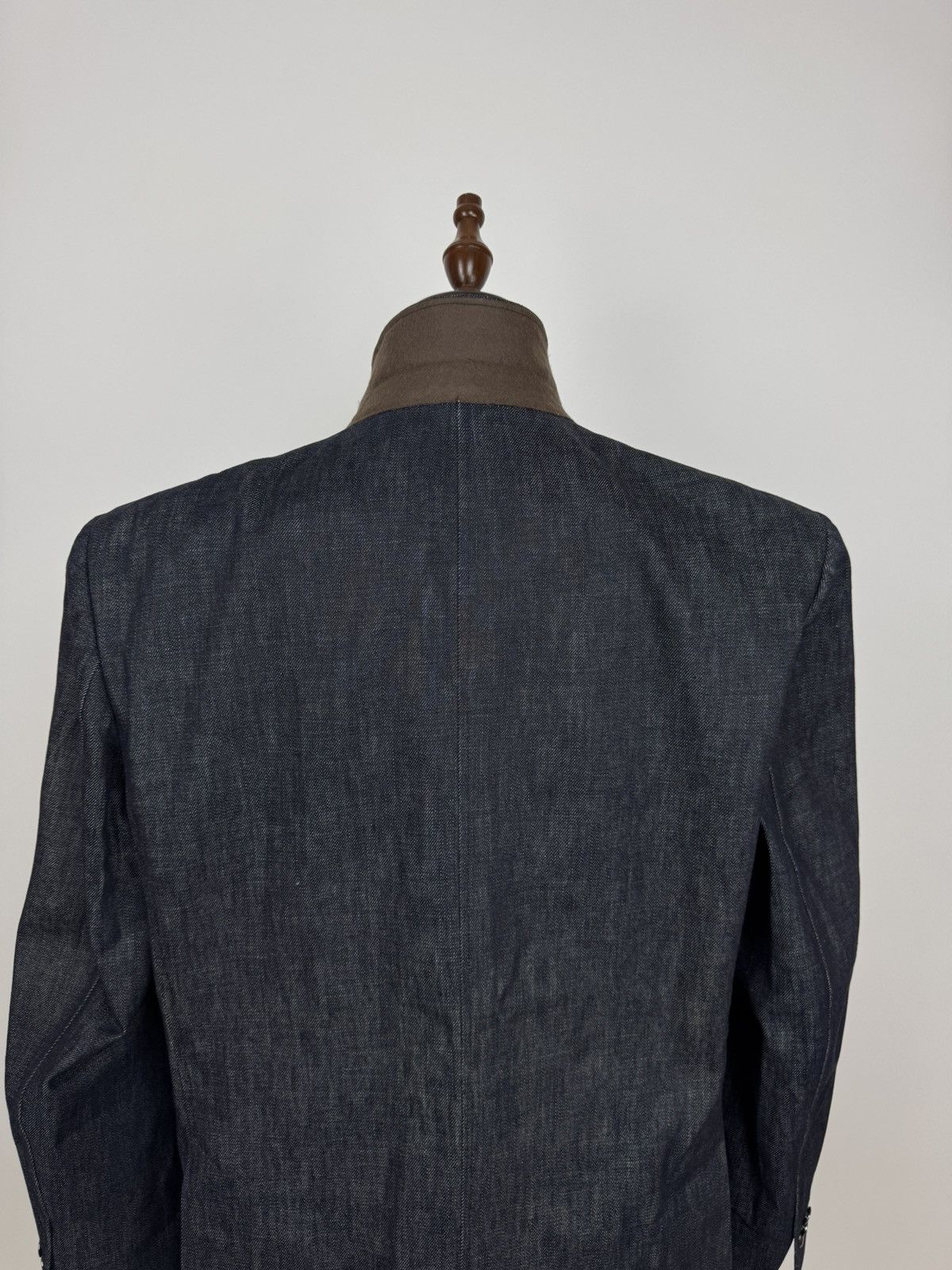Other Denim Bespoke blue blazer indigo denim sports jacket Size 46R - 12 Thumbnail