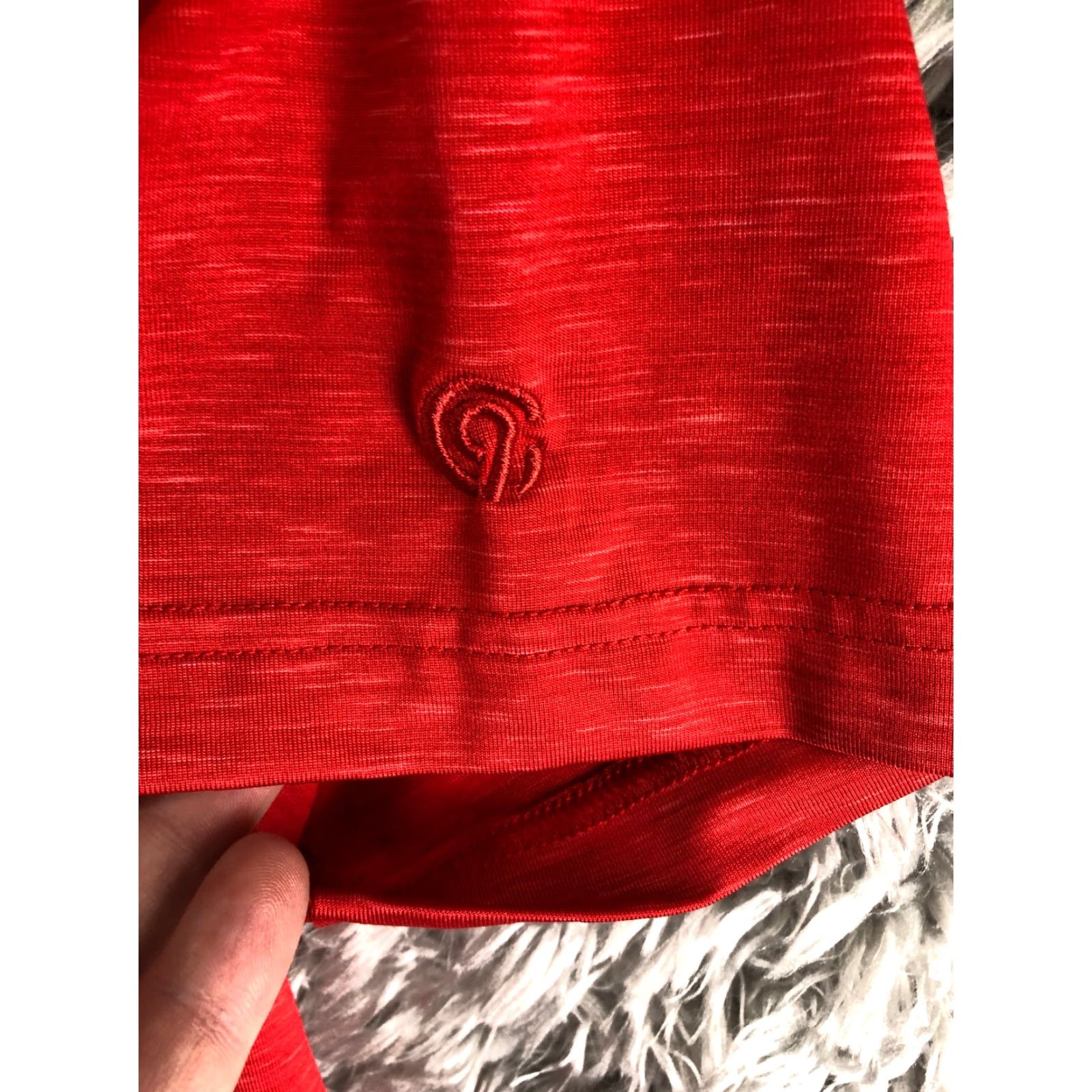Champion Champion Mens XL Spread Collar Short Sleeve Red Polo Pullover Shirt Size US XL / EU 56 / 4 - 8 Thumbnail