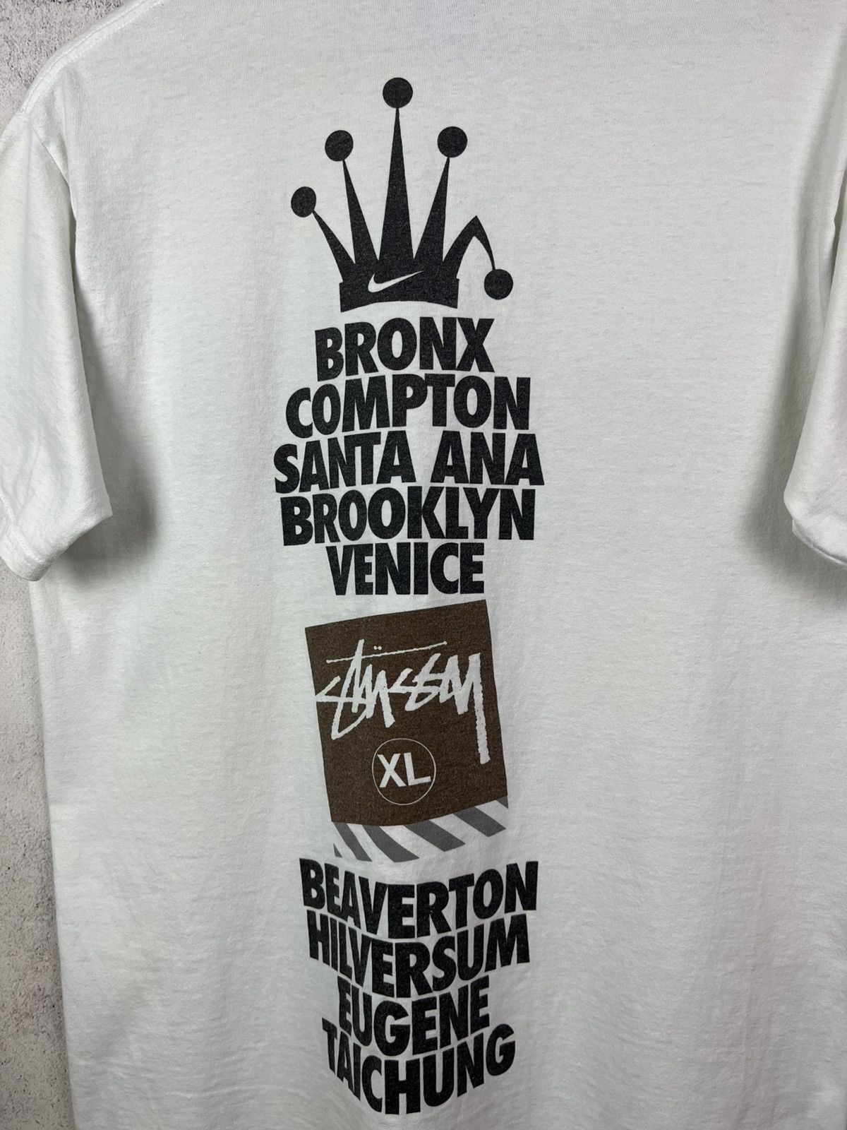 Nike × Stussy Vintage Stussy International Nike Double Sided T-Shirt Retro Size US M / EU 48-50 / 2 - 11 Thumbnail