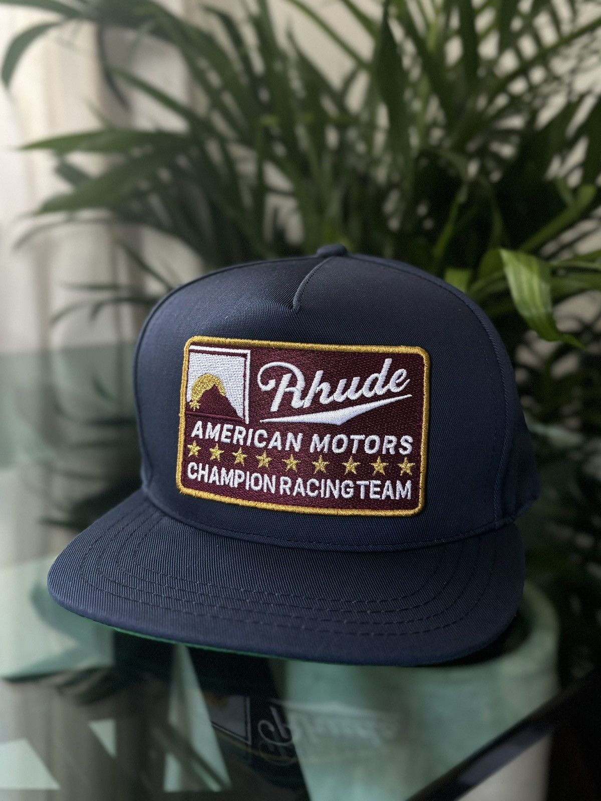 Rhude RHUDE “RACING AMERICAN MOTORS” HAT Size ONE SIZE - 3 Thumbnail