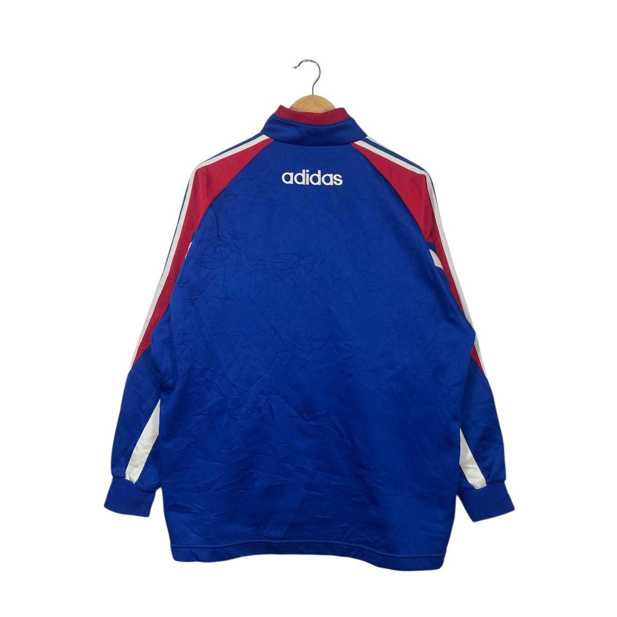 Adidas Vintage Adidas Big Logo Half Zip Track Top Pullover Jacket Size US XL / EU 56 / 4 - 3 Thumbnail