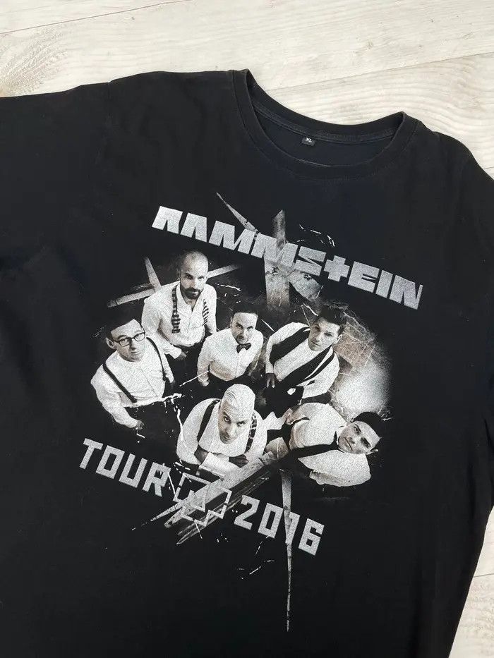 Vintage Vintage Rammstein Festival Tour 2016 T-Shirt Rock Band Y2K Size US XL / EU 56 / 4 - 4 Thumbnail