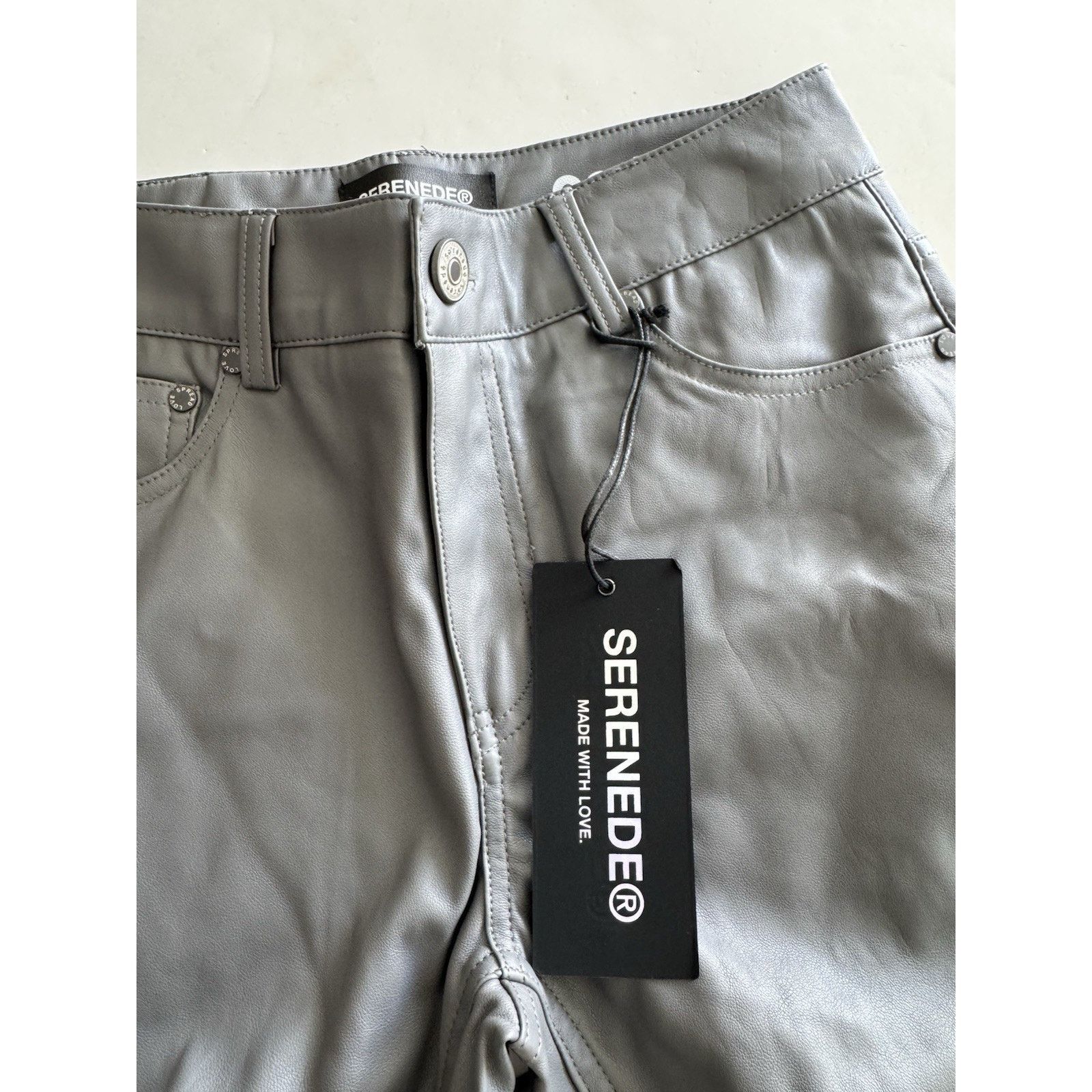 SERENEDE SERENEDE Steel Stacked Slim Jeans Gray Size US 28 / EU 44 - 3 Thumbnail