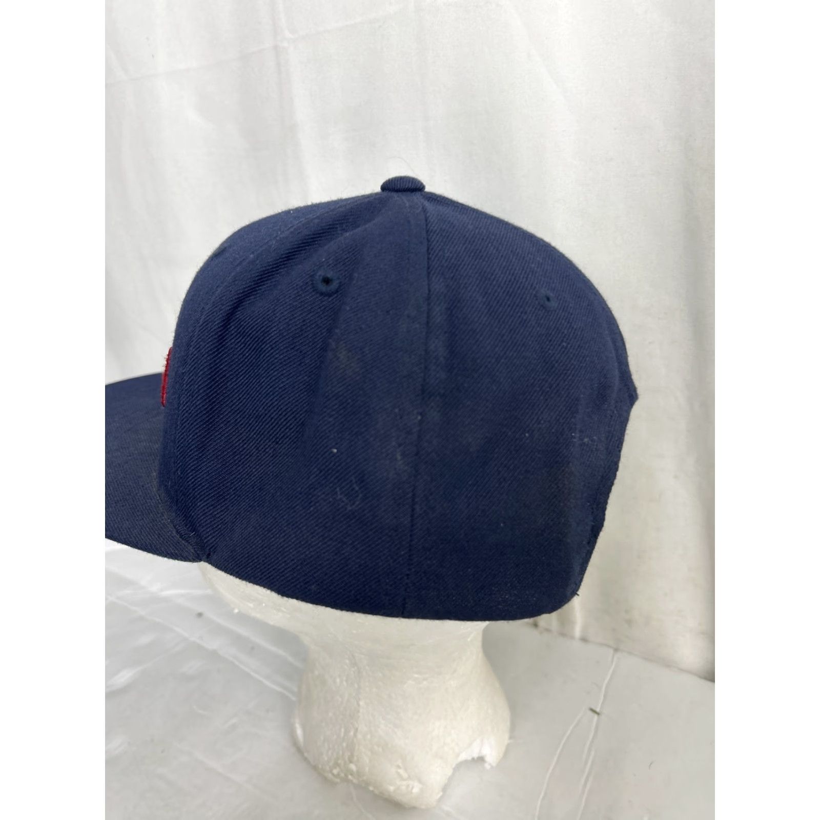 RVCA RVCA Hat SnapBack Navy Blue Red Adjustable One Size Men Men’s Navy Blue Red Snapback Hat Size ONE SIZE - 7 Thumbnail