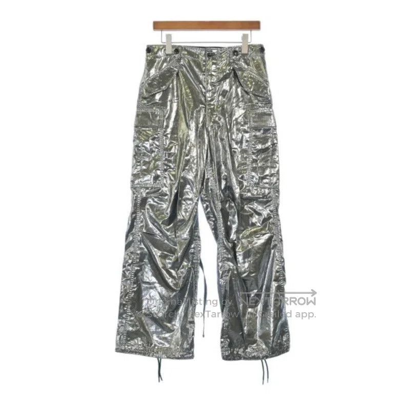 Junya Watanabe Junya Watanabe size M Silver Pants Work Pants Size US 27 - 1 Thumbnail