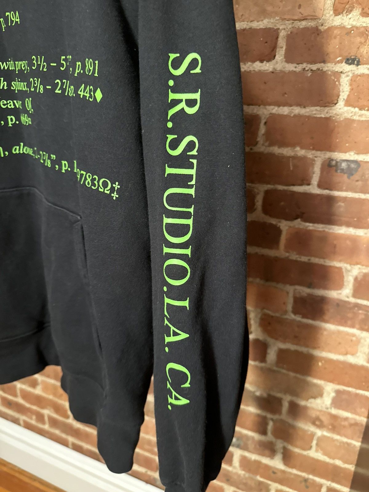 Sterling Ruby S. R. Studios Insect Index Oversized Hoodie Size US XS / EU 42 / 0 - 4 Thumbnail