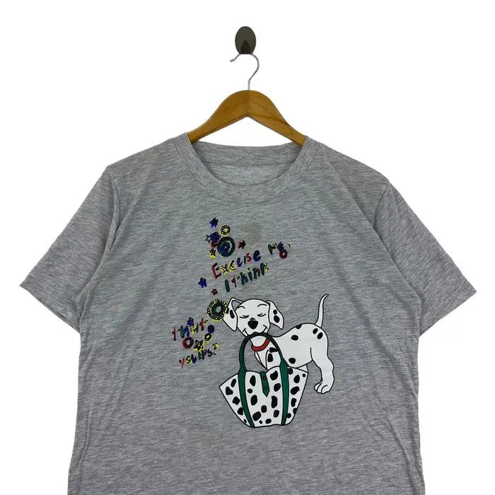 Vintage Vintage DALMATIANS DOG PET Cartoon Tee Shirt Top Movie Film Size US M / EU 48-50 / 2 - 1 Thumbnail