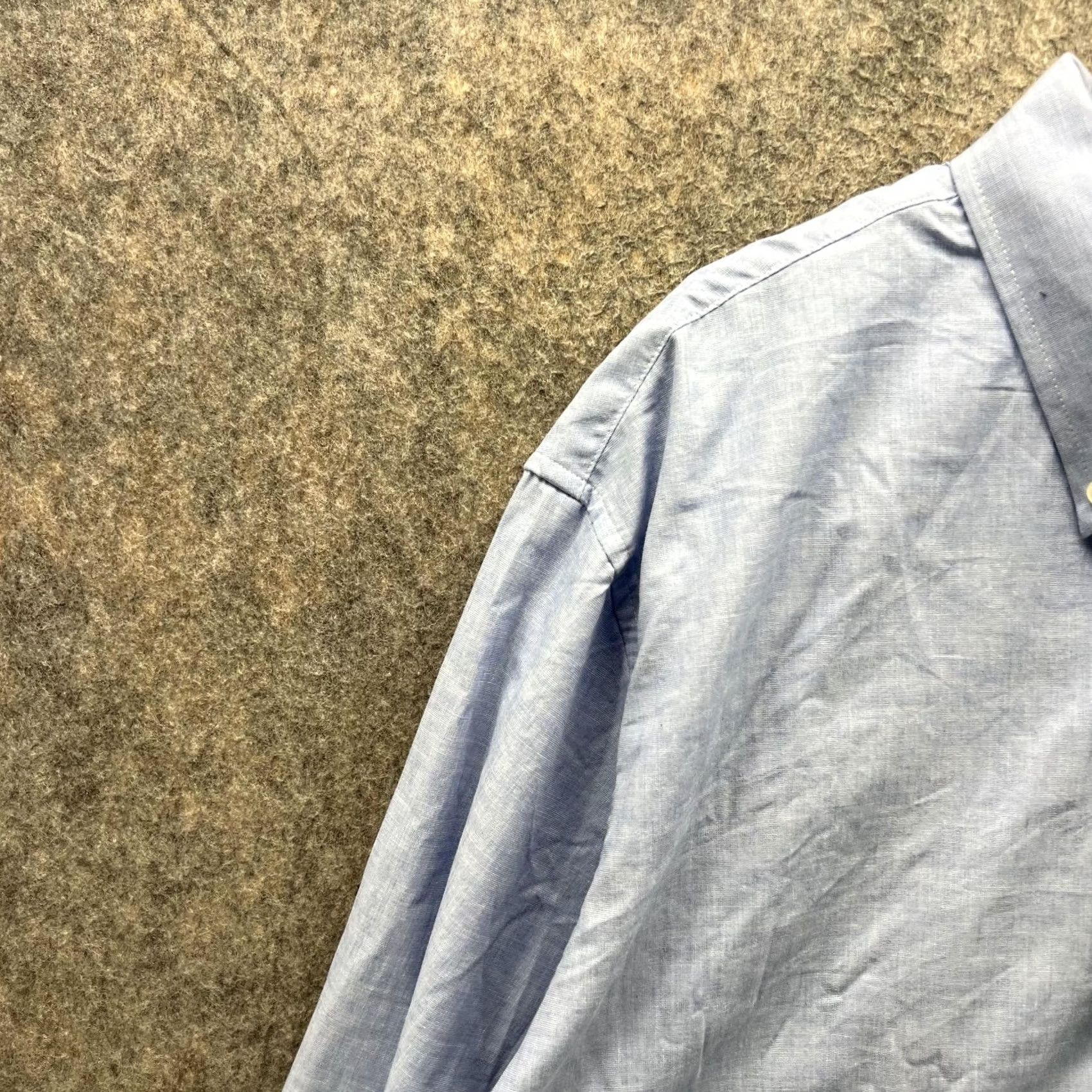 Izod IZOD Shirt Men XL Blue Cotton Button Down Preppy Casual Dress Button-Up 4 Seasons N/A Size US XL / EU 56 / 4 - 2 Thumbnail