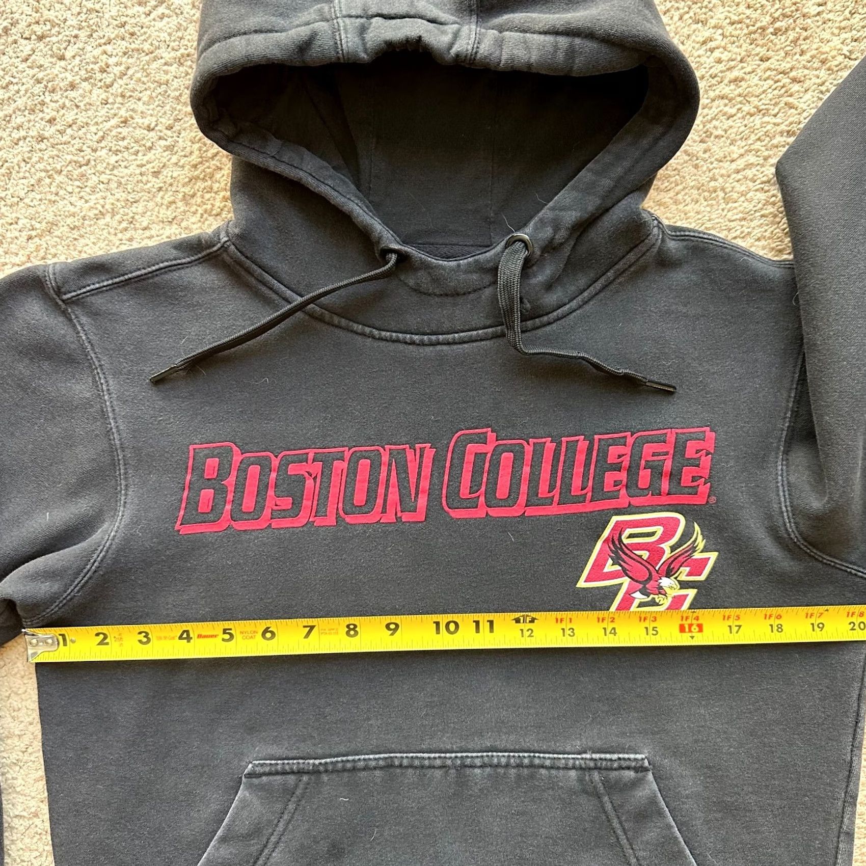 Vintage Champs Boston College Sweatshirt Womens Small Hoodie Pullover Black College Size S / US 4 / IT 40 - 7 Thumbnail