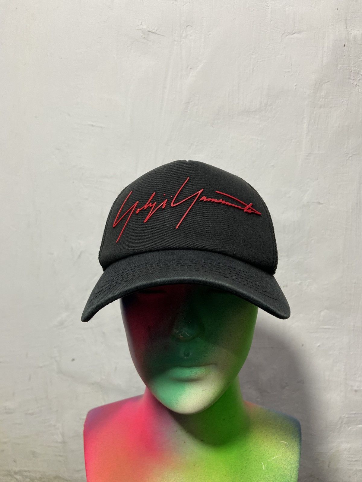 Yohji Yamamoto Yohji Yamamoto Trucker Cap Sun faded Black Size ONE SIZE - 13 Thumbnail