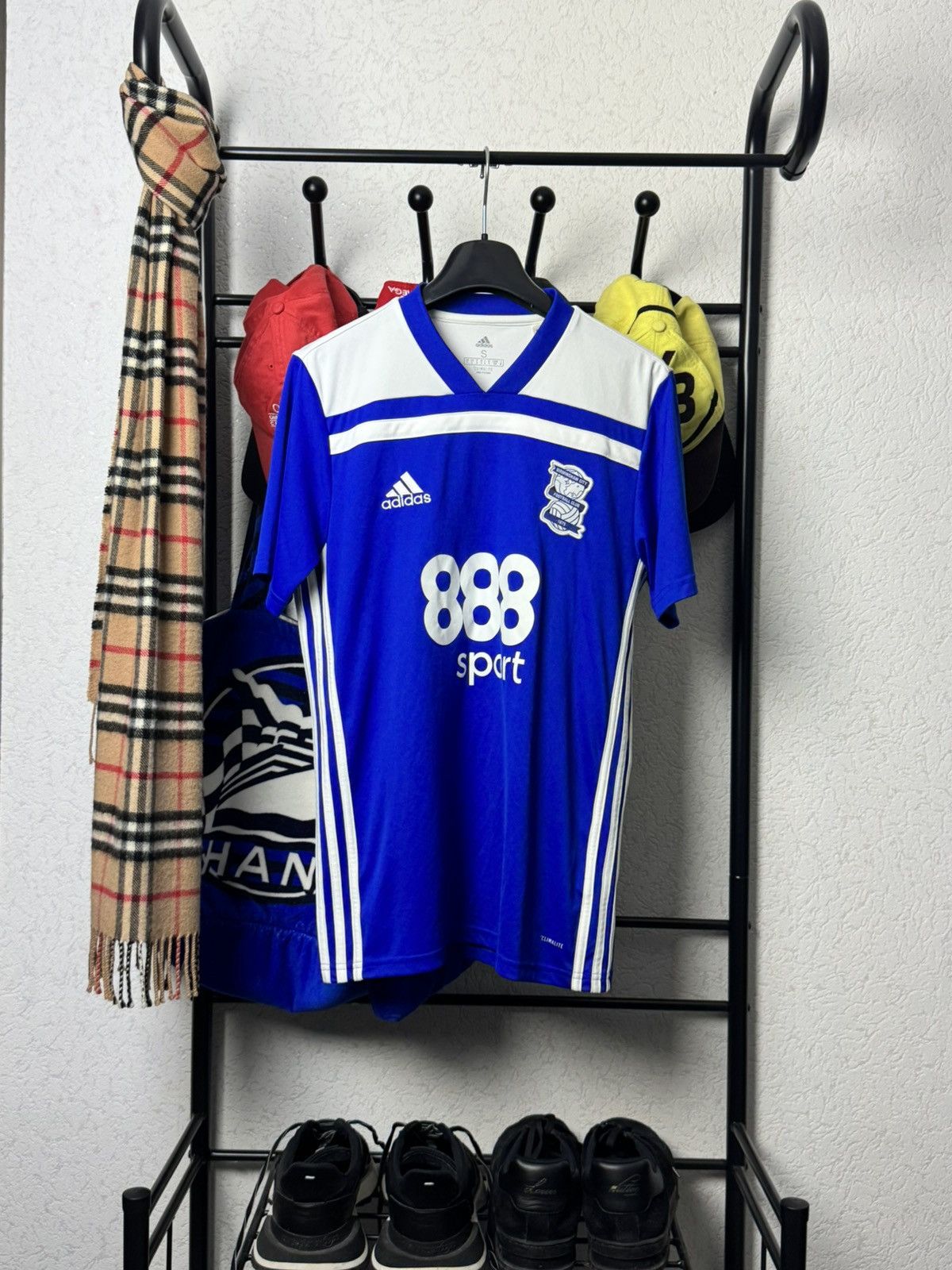 Adidas Adidas x Birmingham City FC 2018/19 Home Shirt Size US S / EU 44-46 / 1 - 1 Thumbnail
