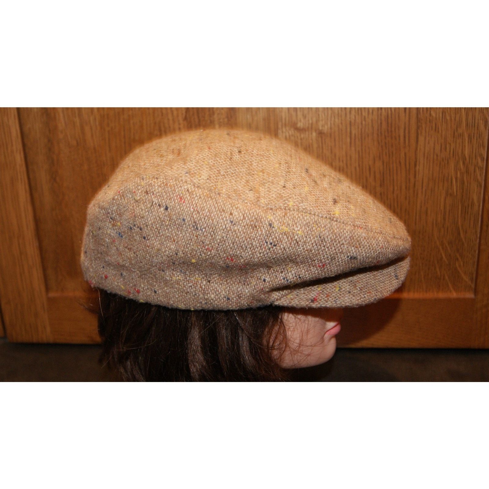 Stetson VTG Stetson Newsboy Hat Cap 75% Wool XL USA Union Tweed Size ONE SIZE - 2 Thumbnail