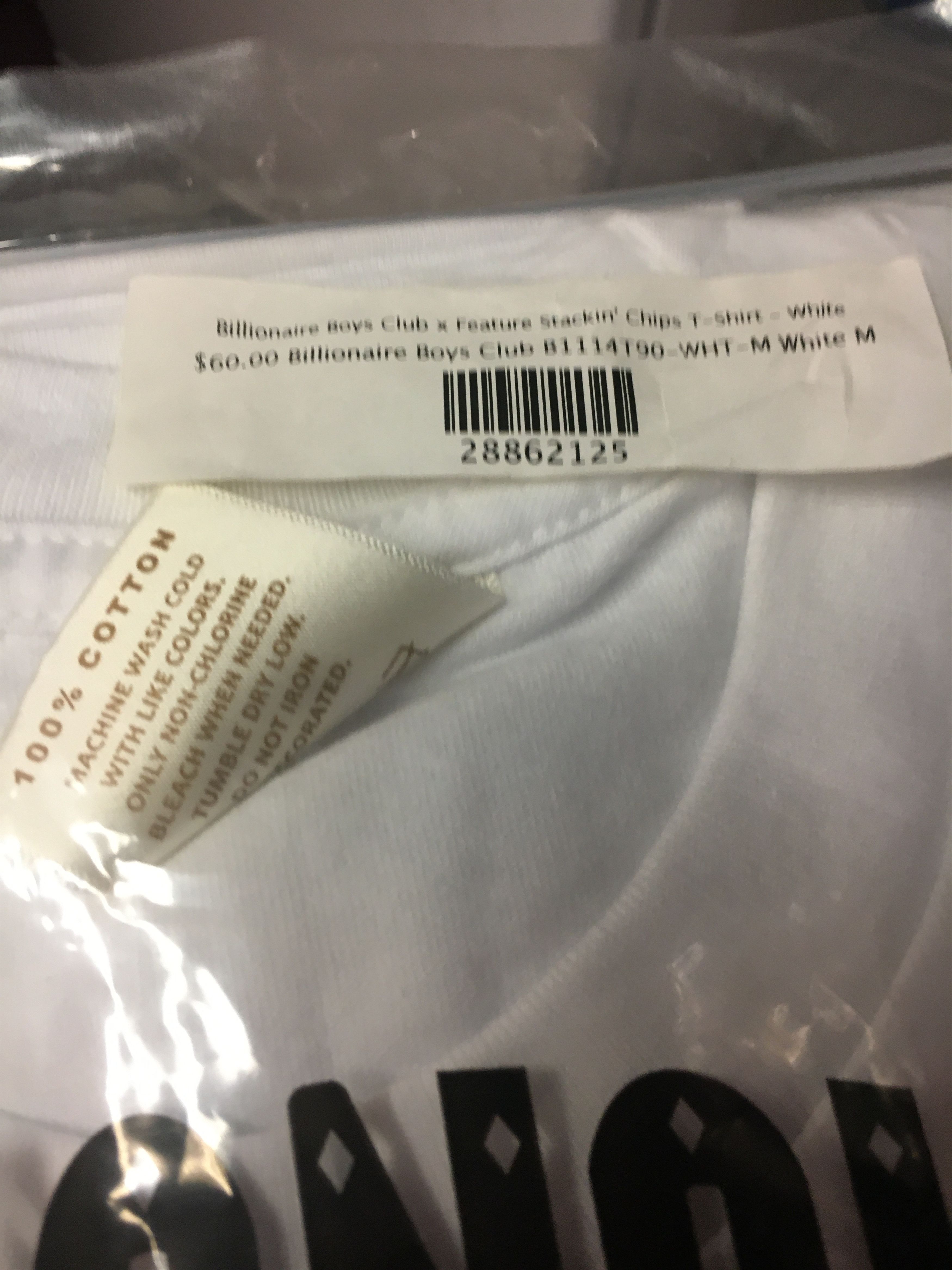 Billionaire Boys Club BBC x Feature Sneaker Boutique "Stackin' Chips" T-Shirt Size US M / EU 48-50 / 2 - 2 Thumbnail