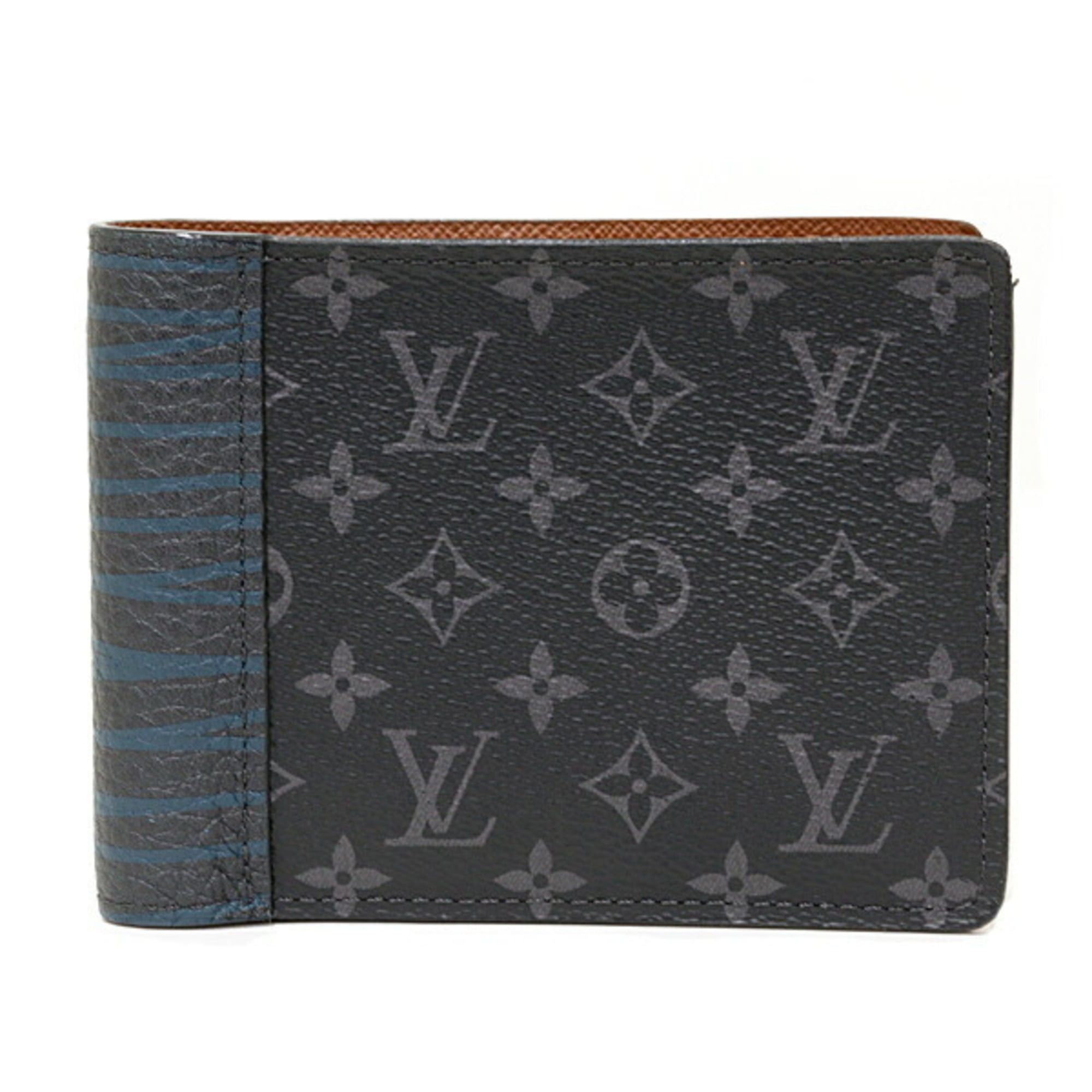 Louis Vuitton Louis Vuitton Portefeuille Multiple Patchwork Bi-fold Wallet, Monogram Eclipse, M69699 Size ONE SIZE - 1 Thumbnail