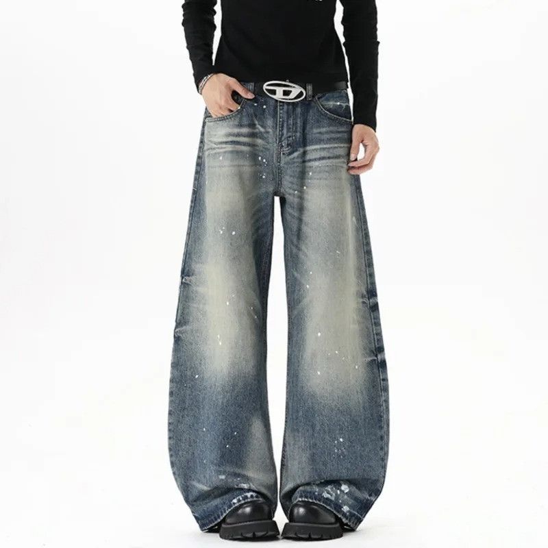 Japanese Brand Autumn Men's Curved Jeans Size US 32 / EU 48 - 1 Thumbnail