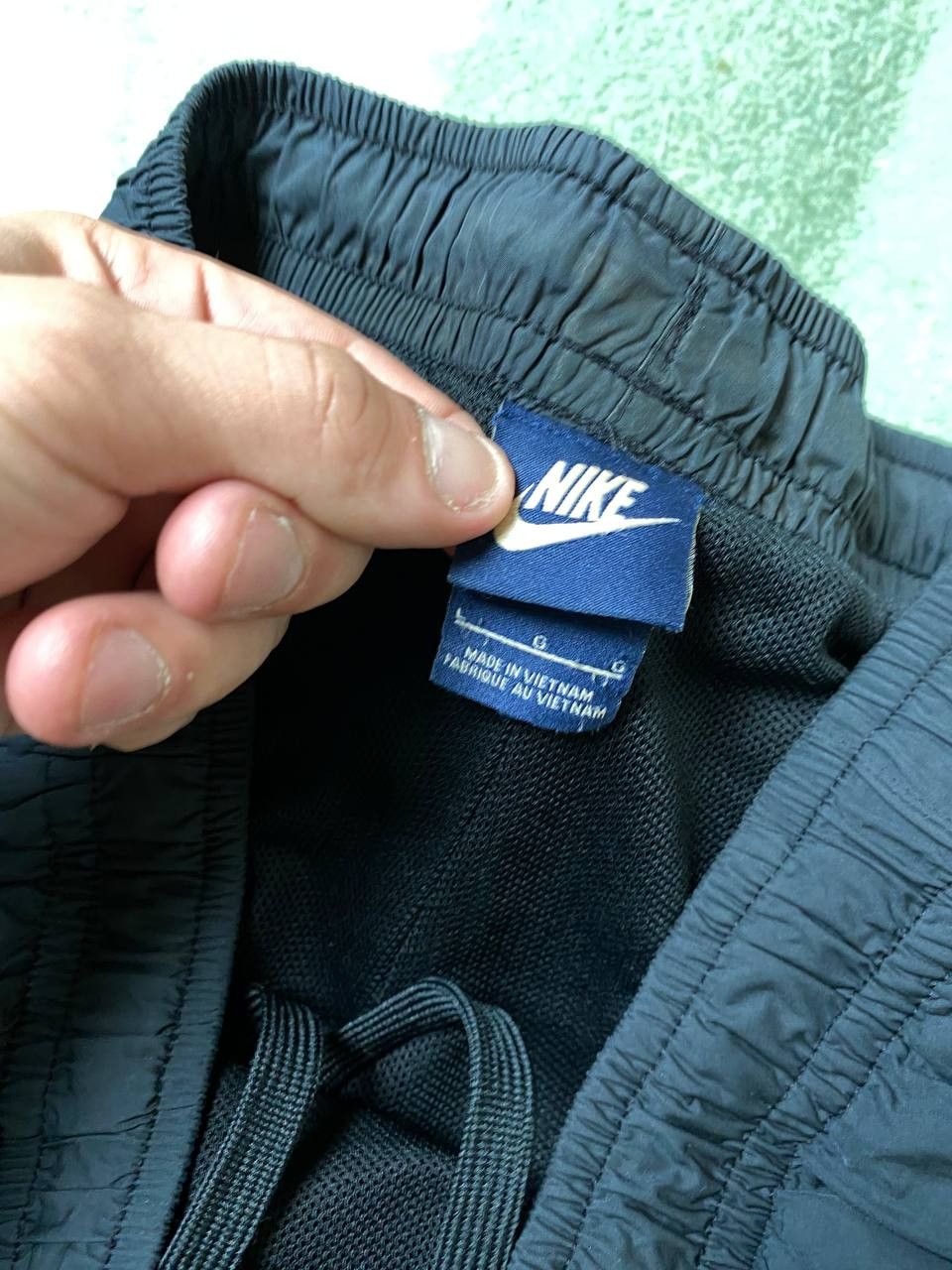 Nike 90’s NIKE RETRO DRILL TRACK PANTS SWOOSH LOGO SPELLOUT Size US 34 / EU 50 - 2 Thumbnail