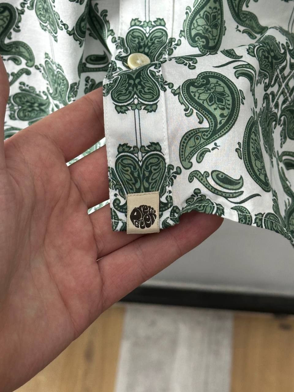 Pretty Green Pretty Green Paisley Patterned Long Sleeve Shirt Size US XL / EU 56 / 4 - 7 Thumbnail