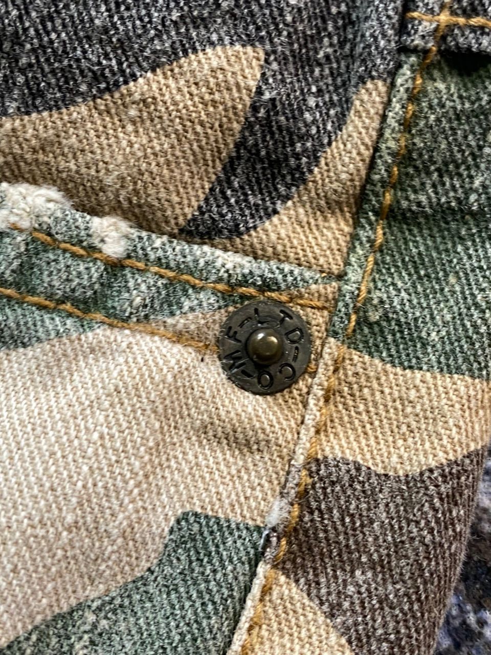 Hysteric Glamour × Japanese Brand × Le Grande Bleu (L.G.B.) In Toto Jeans Distressed Camo Size US 30 / EU 46 - 5 Thumbnail