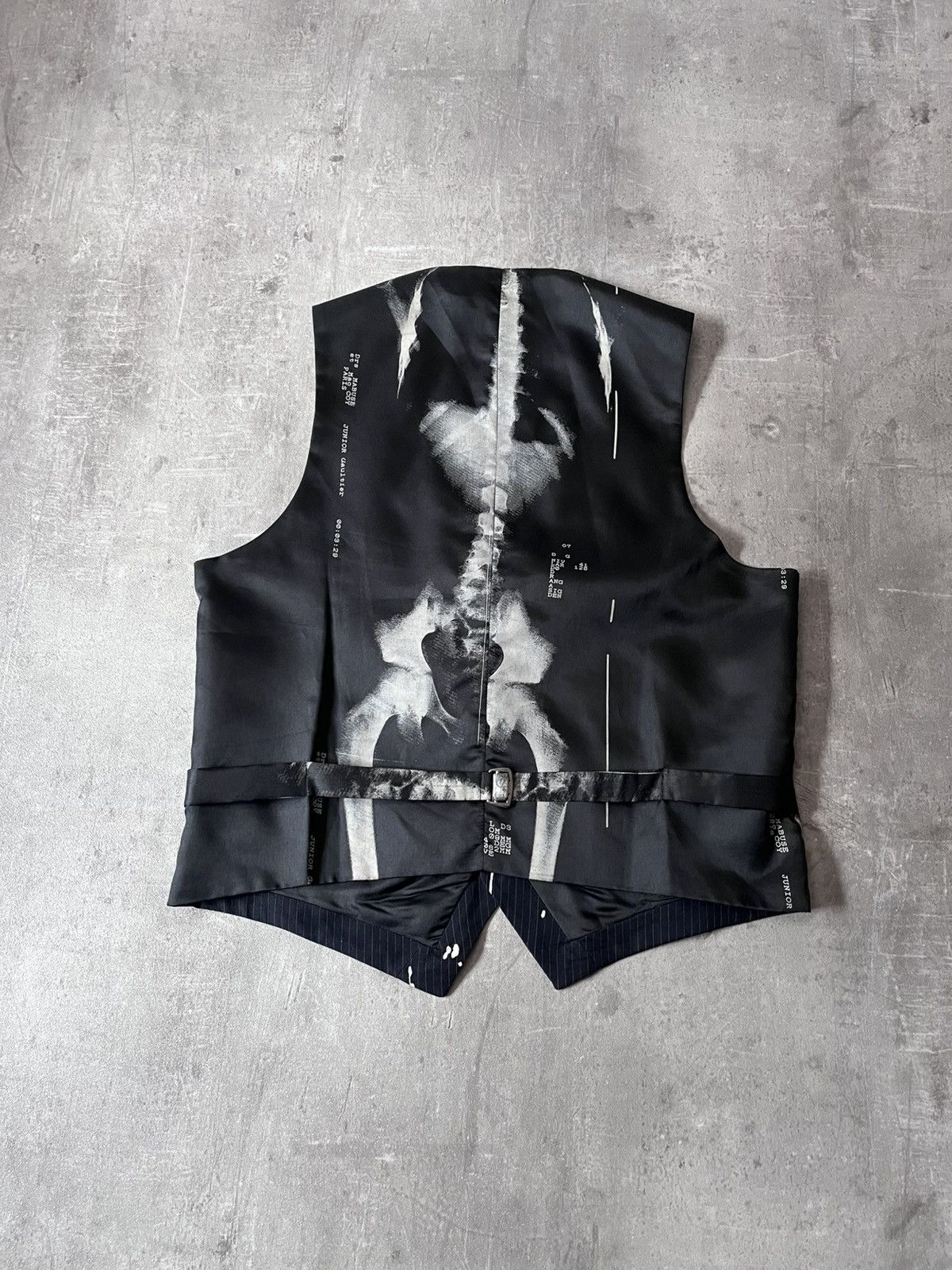 Jean Paul Gaultier Jean Paul Gaultier Junior S/S 1990 X-Ray reversible vest Size US L / EU 52-54 / 3 - 1 Thumbnail