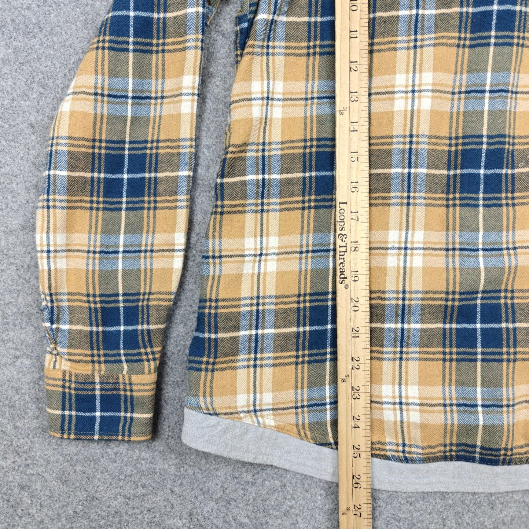 Marmot Marmot Jacket Womens Medium Yellow Plaid Flannel Hooded Snap Front Shirt Jacket Size M / US 6-8 / IT 42-44 - 7 Thumbnail