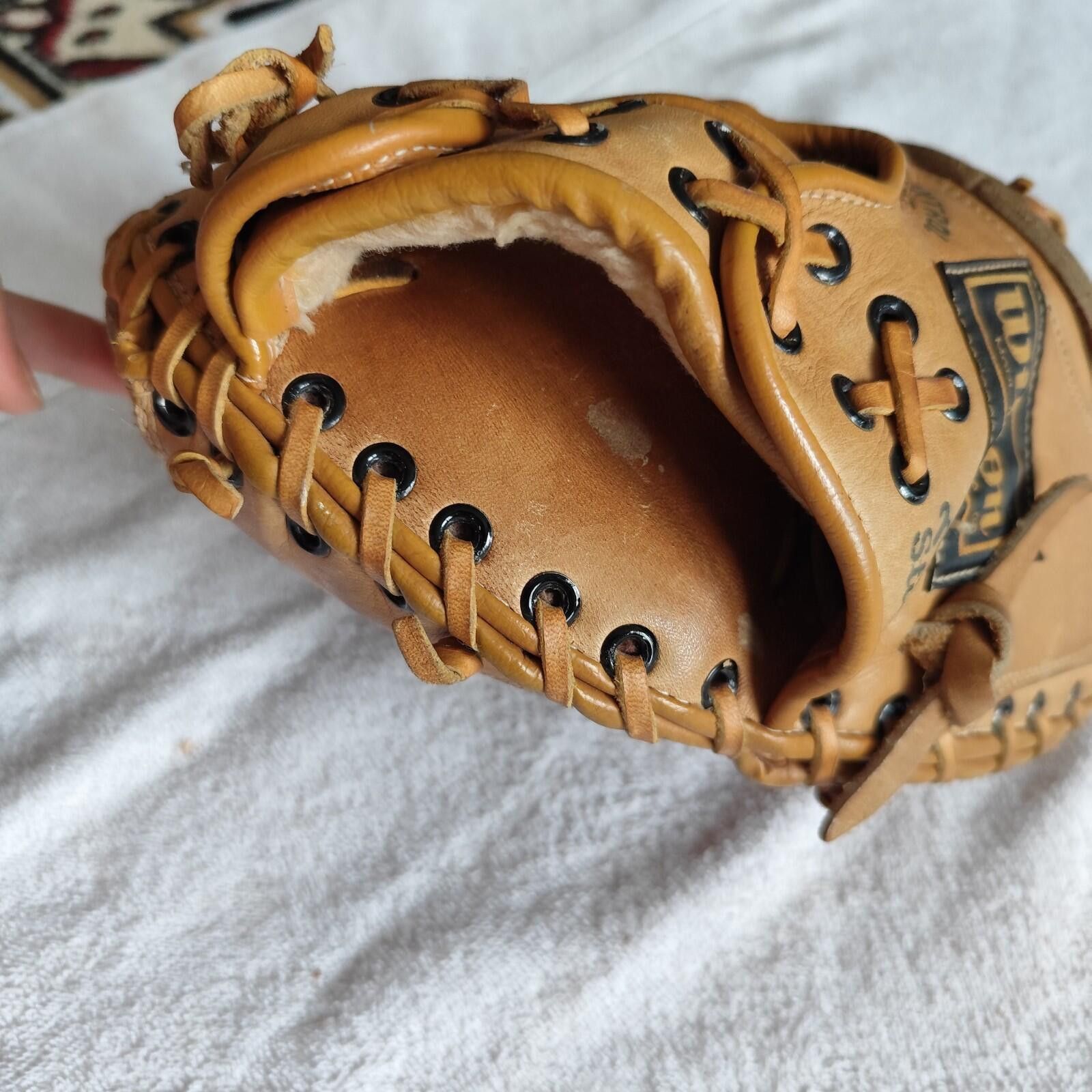 Wilson Vintage Wilson Catchers Mitt A2516 Right Hand Throw Leather Size ONE SIZE - 6 Thumbnail