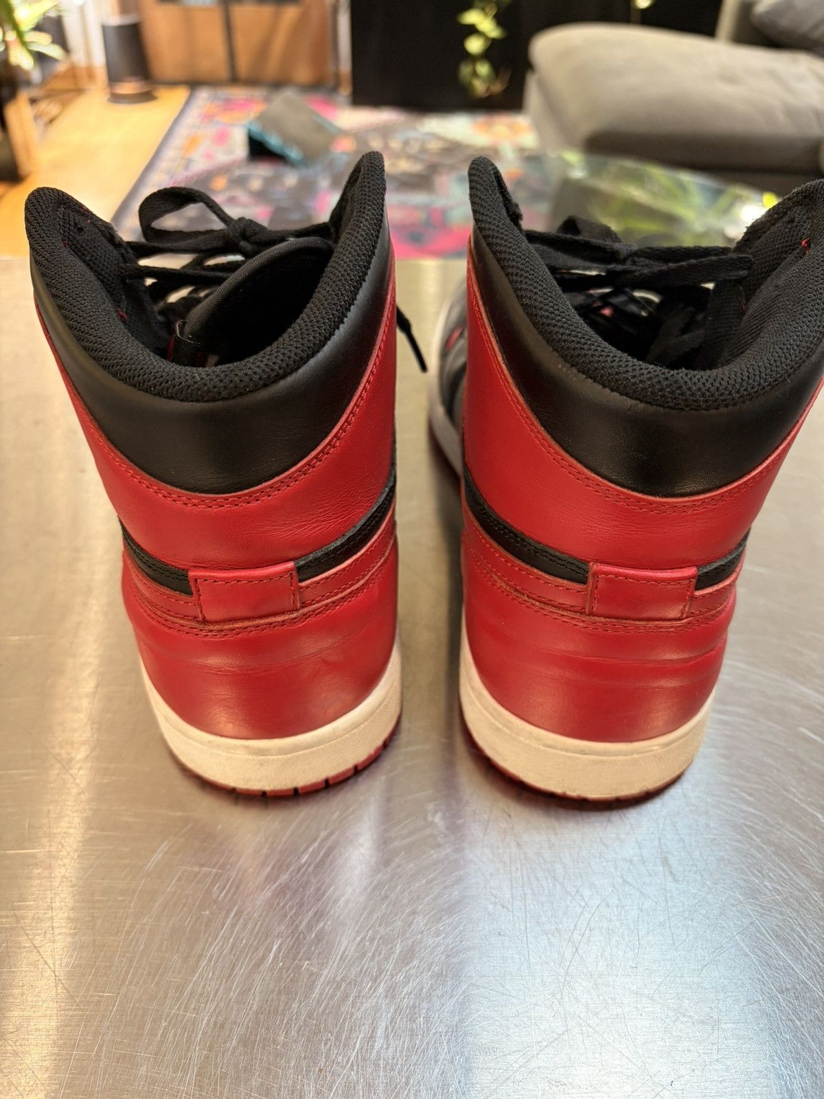 Jordan Brand Jordan 1 Bred OG 2013 Size US 11 / EU 44 - 4 Thumbnail