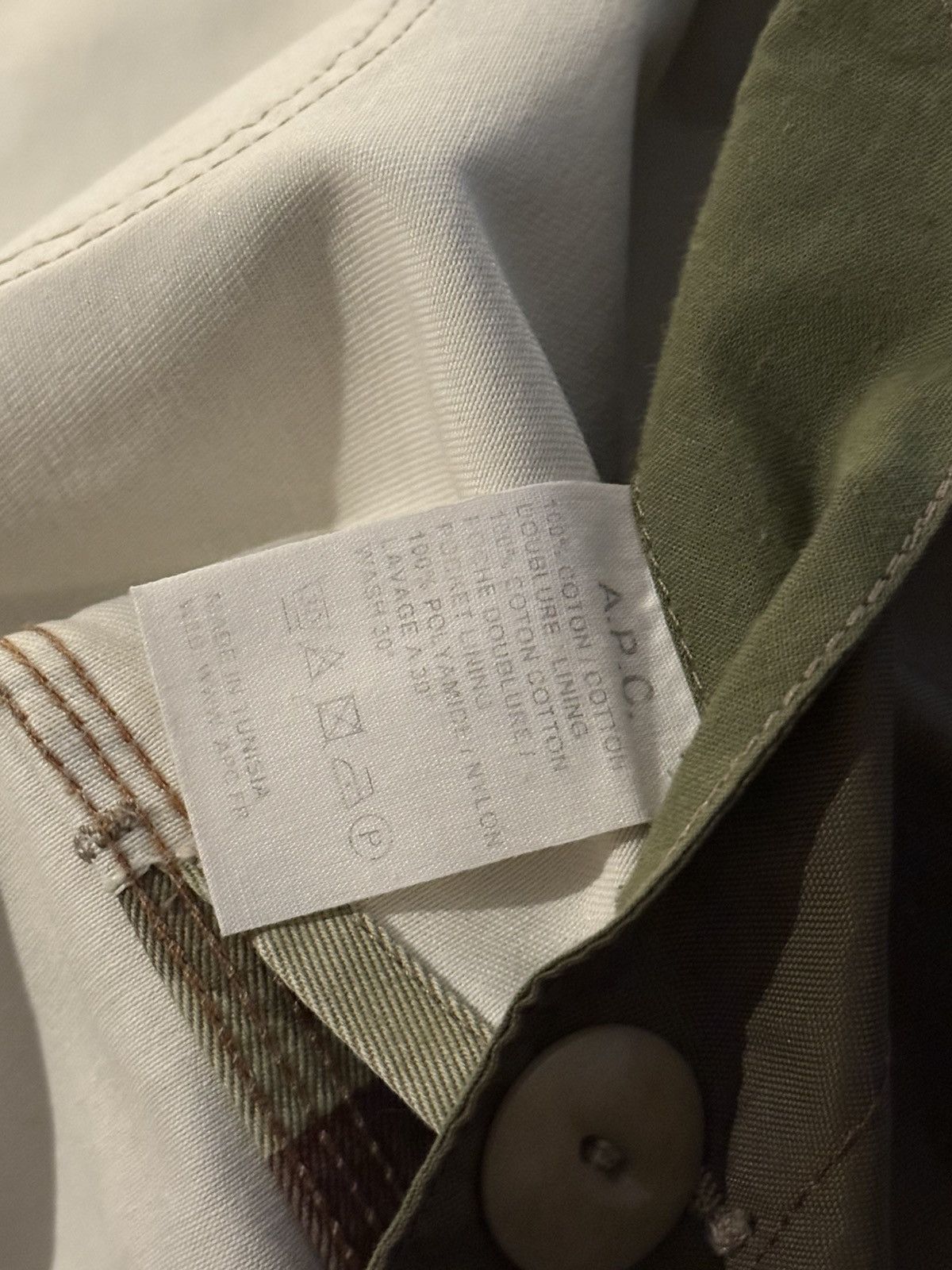 A.P.C. A.P.C. Camouflage Jacket - Corduroy Collar - Size M Size US M / EU 48-50 / 2 - 7 Thumbnail
