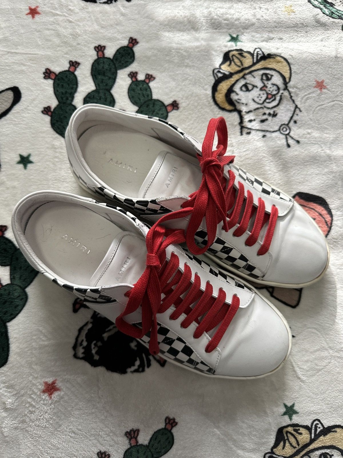 Amiri Checkered Viper Low Sneakers Size US 9 / EU 42 - 7 Thumbnail
