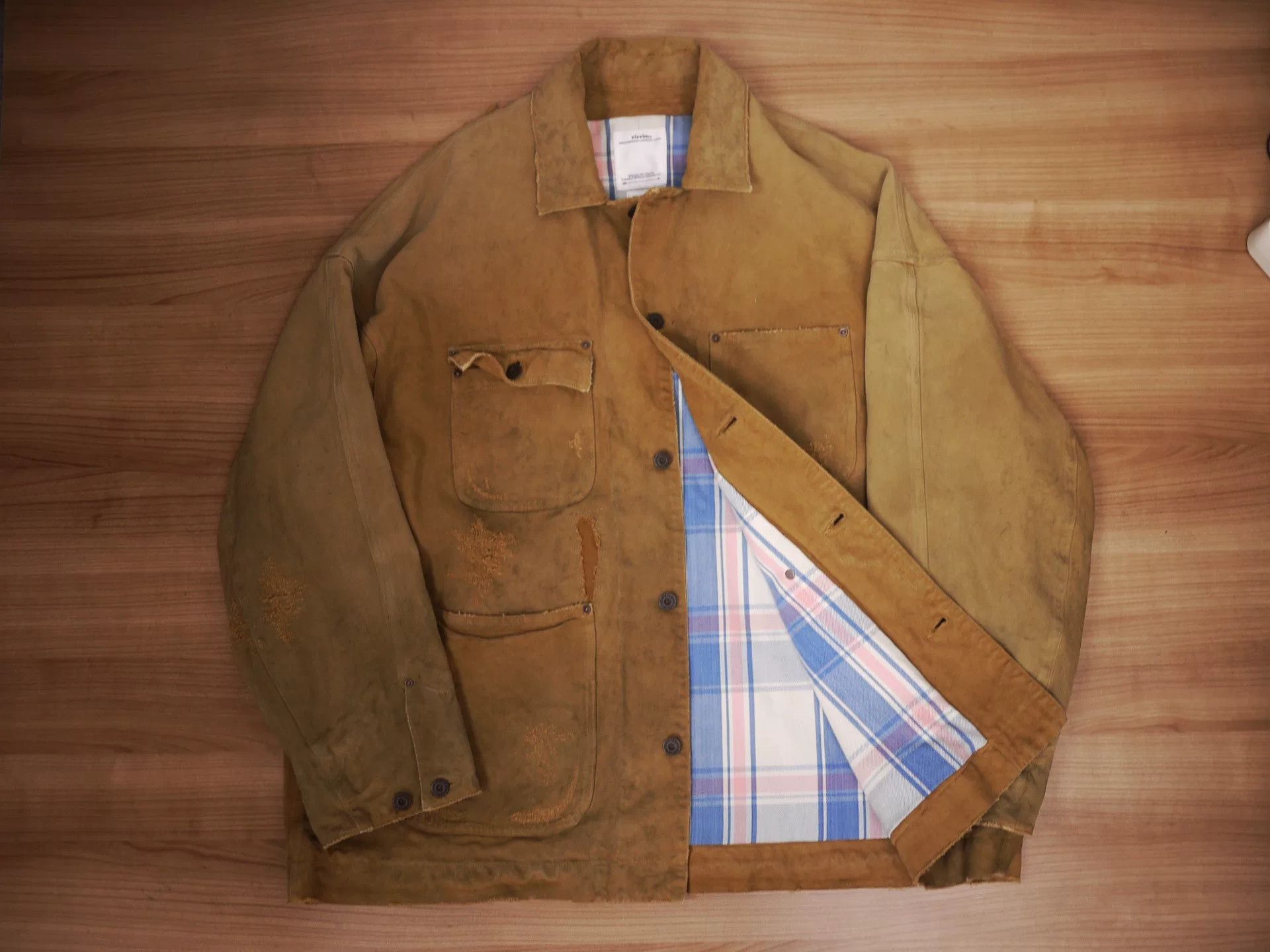 Visvim visvim macray coverall crash jacket grey | Grailed