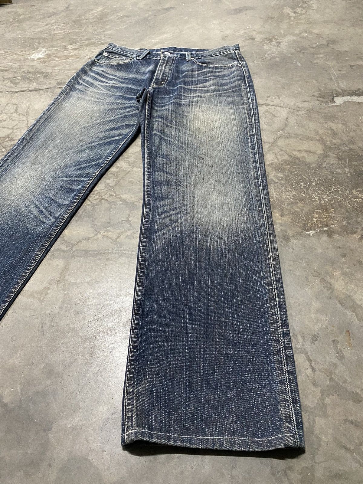 Levi's × Vintage Baggy Jeans Vintage Levis 502 Distressed Rusty Denim Size US 31 - 2 Thumbnail
