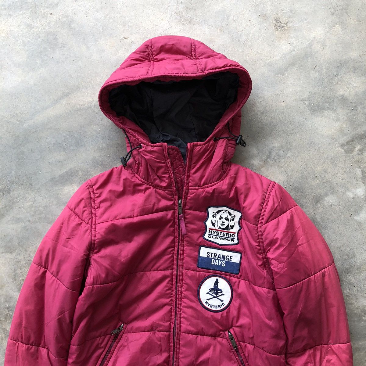Hysteric Glamour HYSTERIC GLAMOUR Rare Patches Hood Puffer Jacket Size ONE SIZE - 4 Thumbnail