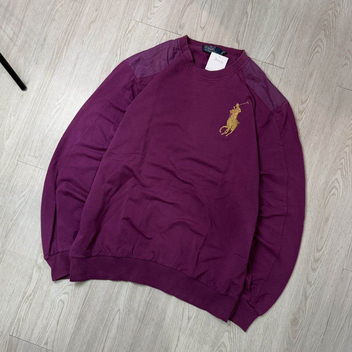 Polo Ralph Lauren Polo Ralph Lauren logo gold sweatshirt Size US XXL / EU 58 / 5 - 3 Thumbnail