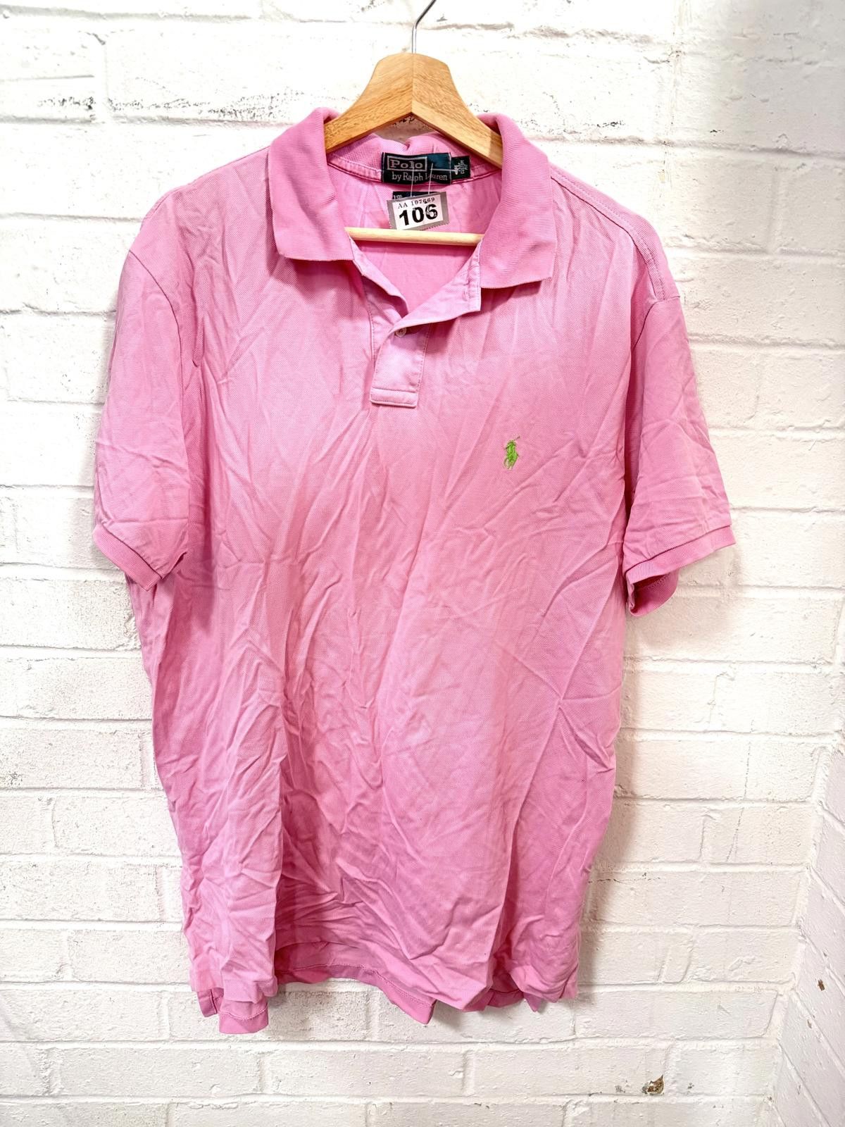 Polo Ralph Lauren Men's Polo Ralph Lauren Classic Fit Polo Shirt Pink XL Size US XL / EU 56 / 4 - 1 Thumbnail