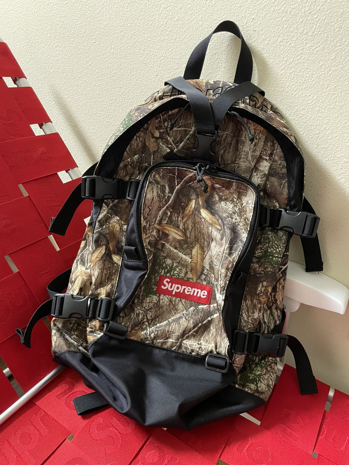 Supreme Backpack Real Tree | Grailed