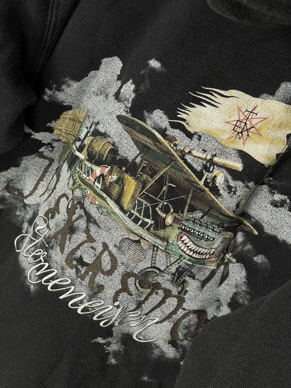 Band Tees × Vintage Vintage Hoodie In Extremo Rock Metal Grunge Punk Washed Size US L / EU 52-54 / 3 - 15 Thumbnail